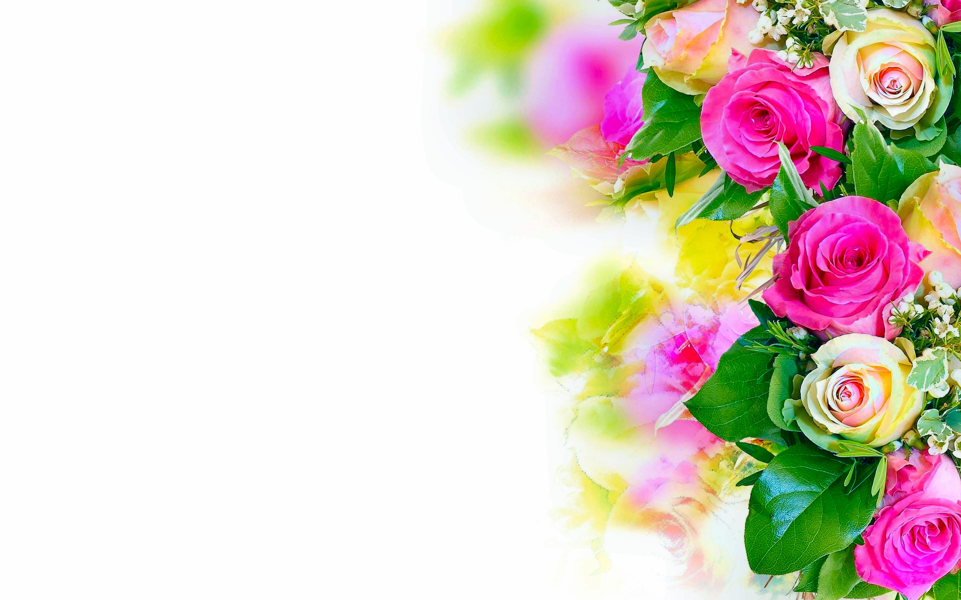 351024 baixar papel de parede flores, terra/natureza, rosa, ramalhete, flor, pastel, rosa rosa, rosa branca - protetores de tela e imagens gratuitamente