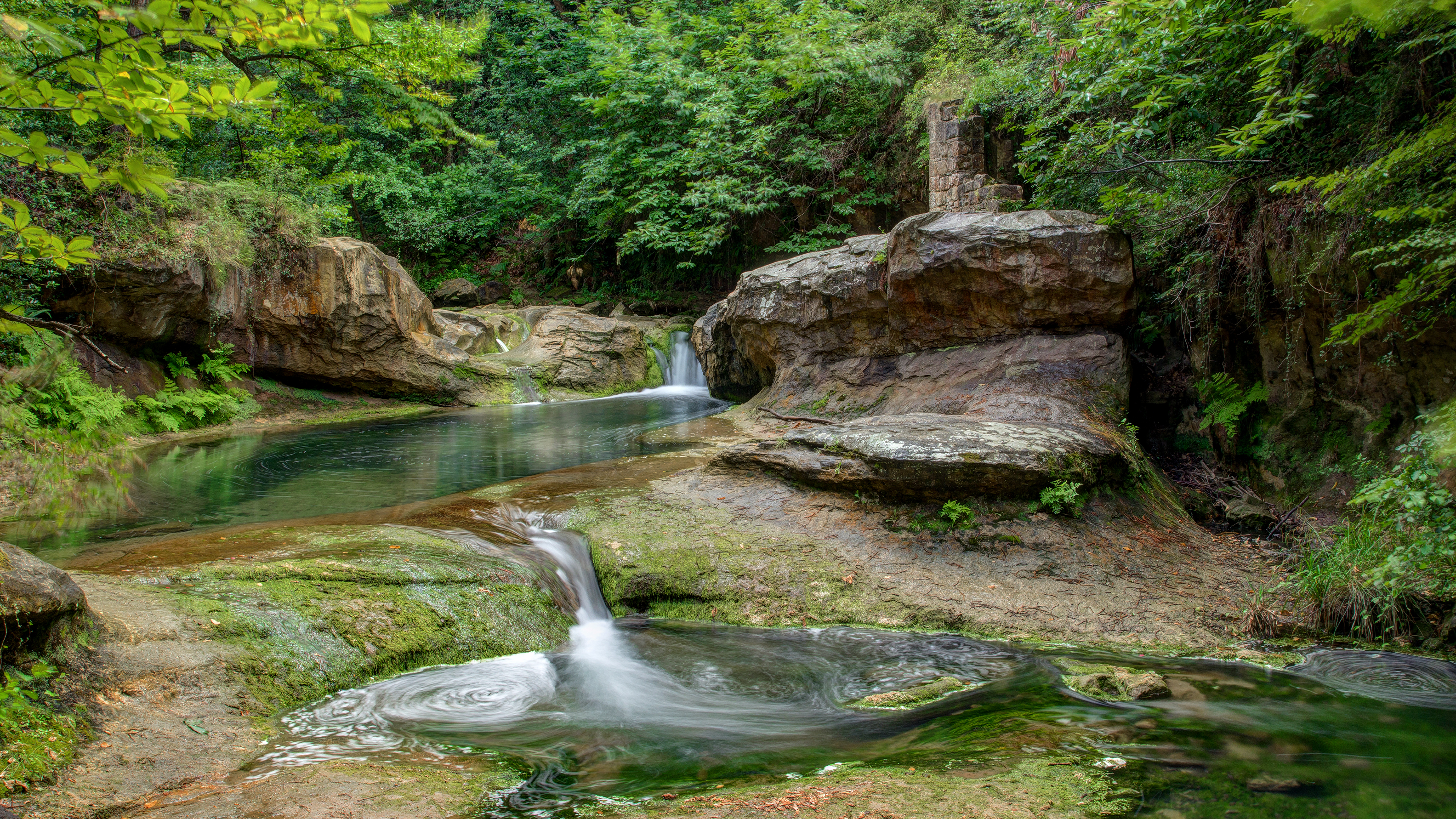 Laden Sie das Natur, Wasserfälle, Wasserfall, Wald, Strom, Erde/natur-Bild kostenlos auf Ihren PC-Desktop herunter