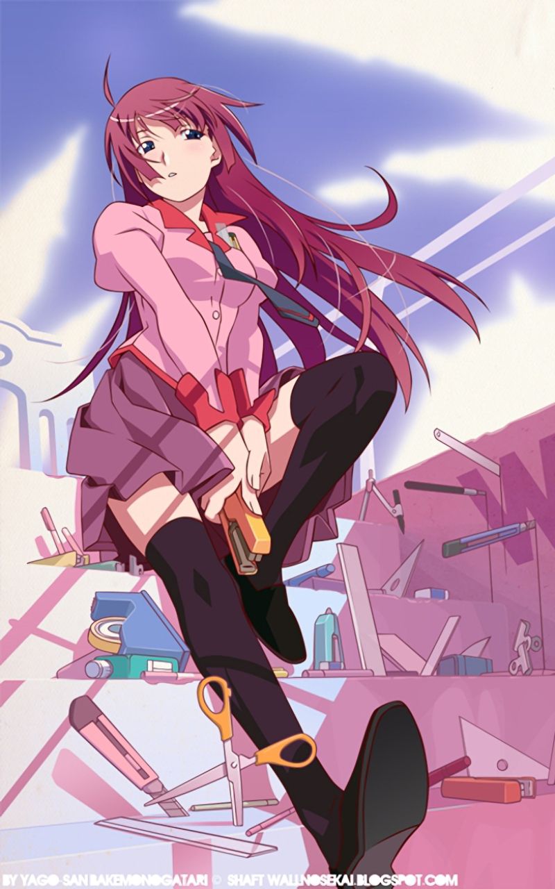 Download mobile wallpaper Anime, Monogatari (Series), Hitagi Senjōgahara for free.