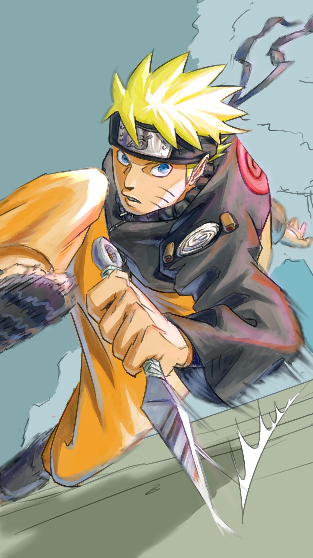 Handy-Wallpaper Naruto, Hund, Animes, Naruto Uzumaki kostenlos herunterladen.