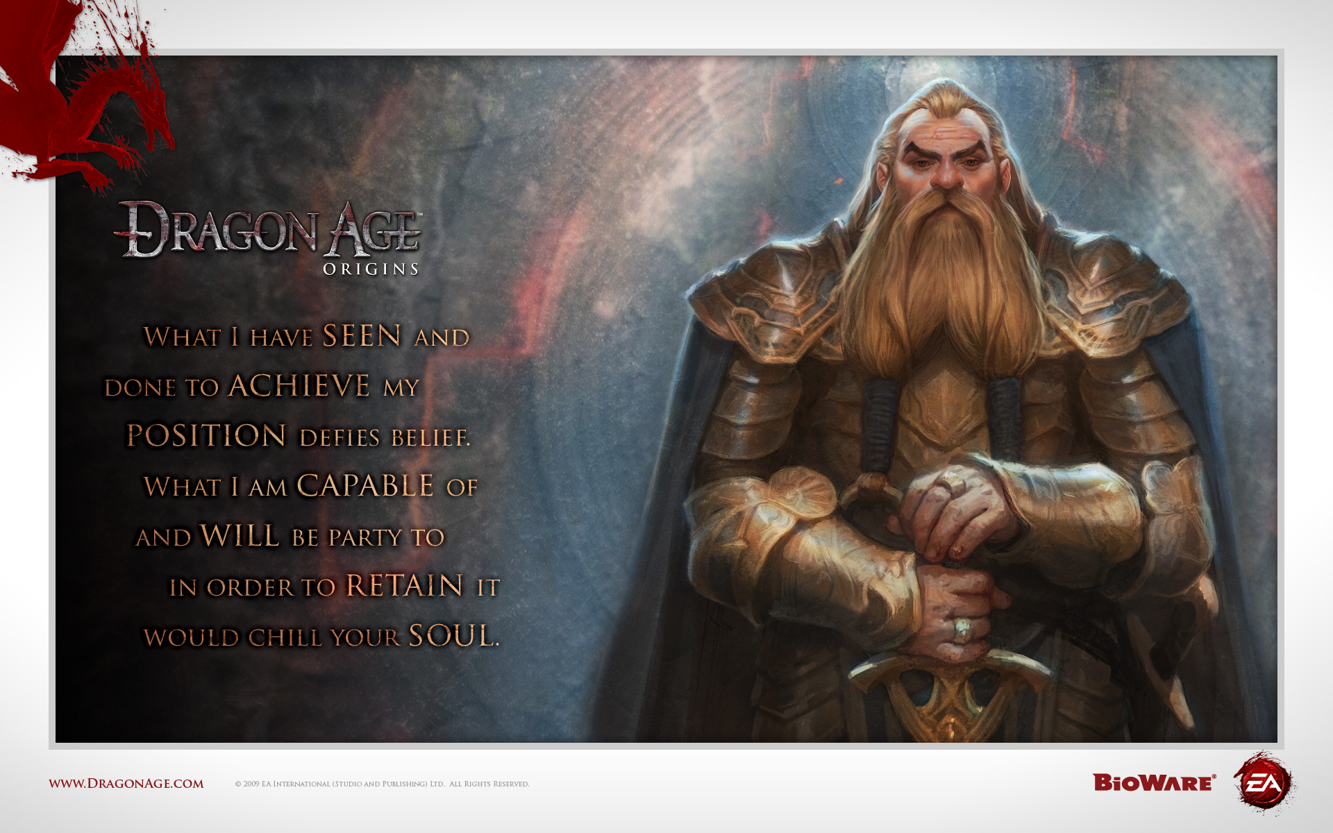 Laden Sie das Dragon Age: Origins, Krieger, Computerspiele, Drachenzeit-Bild kostenlos auf Ihren PC-Desktop herunter