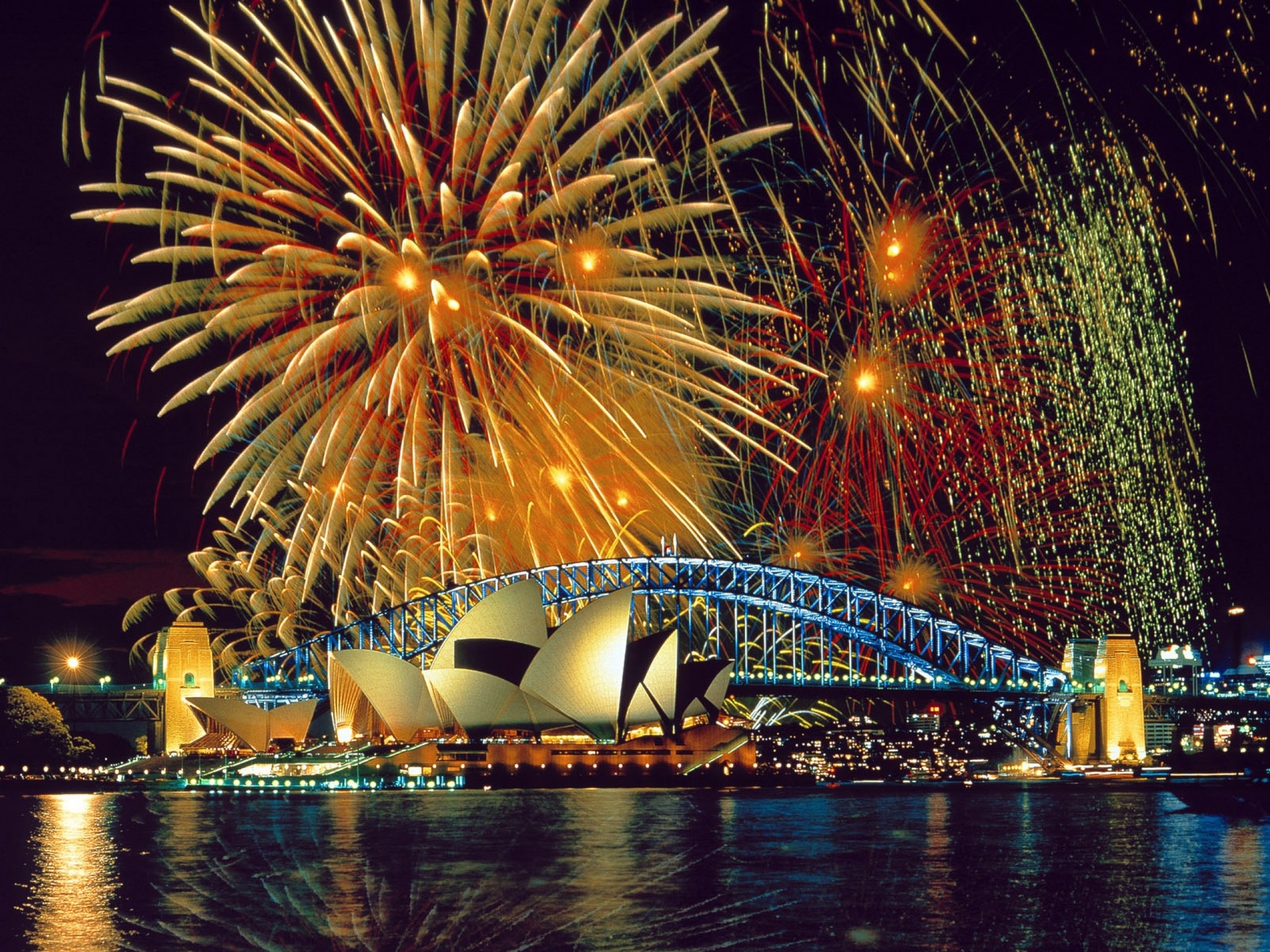 Téléchargez gratuitement l'image Pont, Feu D'artifice, Photographie, Opéra De Sydney, Sidney, Port De Sydney sur le bureau de votre PC