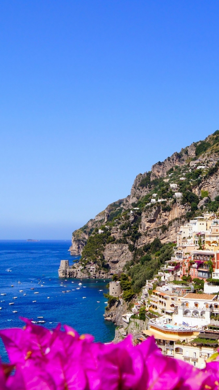 Handy-Wallpaper Städte, Italien, Amalfi, Menschengemacht, Salern kostenlos herunterladen.