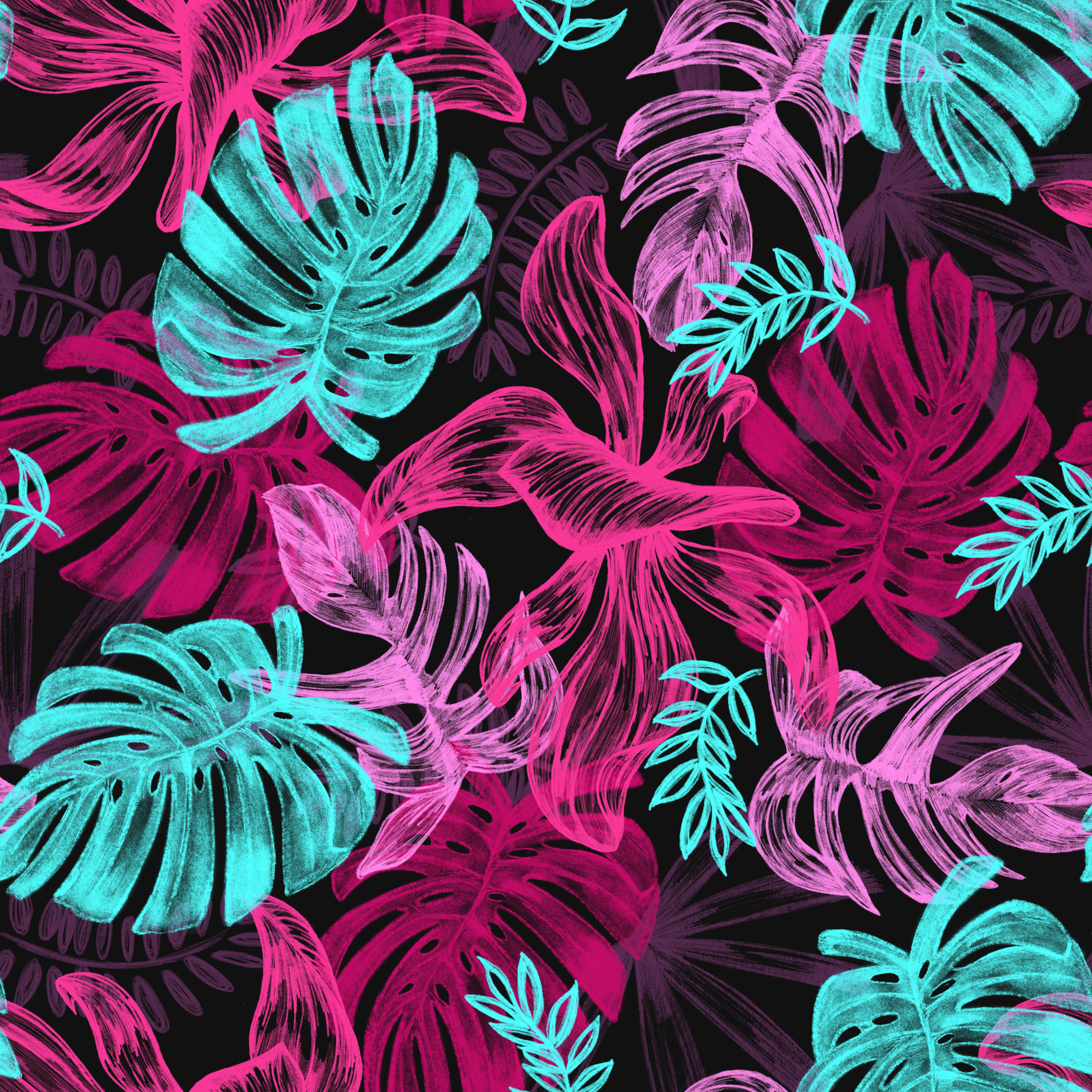 Download mobile wallpaper Miscellanea, Leaves, Miscellaneous, Texture, Colourful, Bright, Art, Colorful for free.