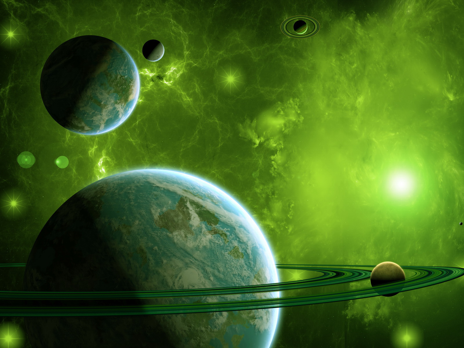 Handy-Wallpaper Planet, Planeten, Science Fiction, Weltraum, Planetenring kostenlos herunterladen.