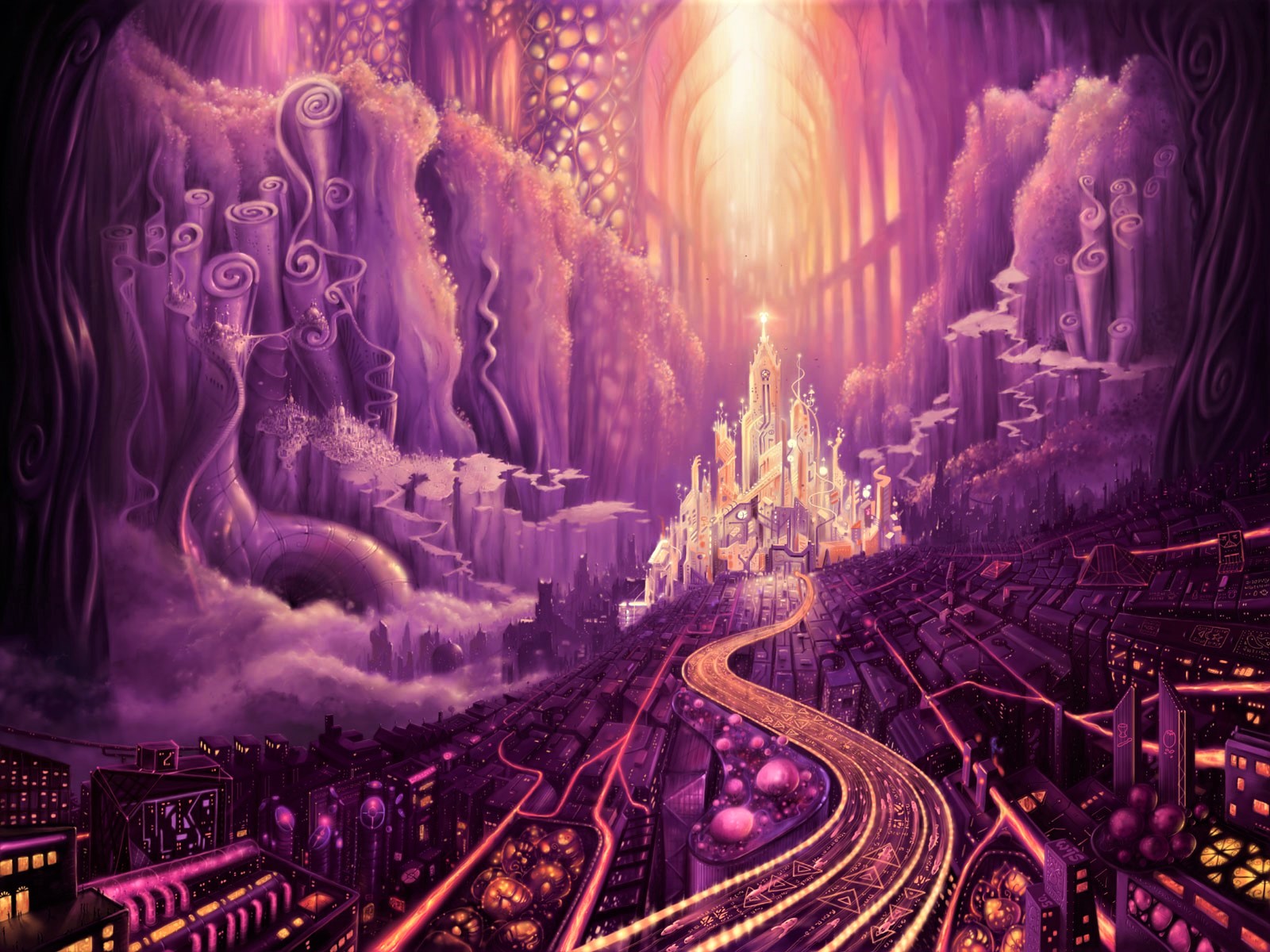 Free download wallpaper Landscape, Fantasy, Castles, Magical, Castle on your PC desktop