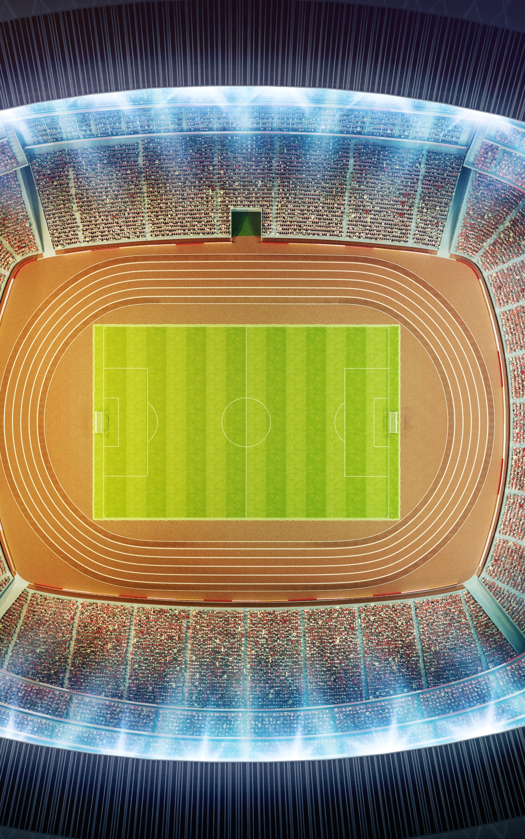 Download mobile wallpaper Sports, Aerial, Stadium, Soccer for free.