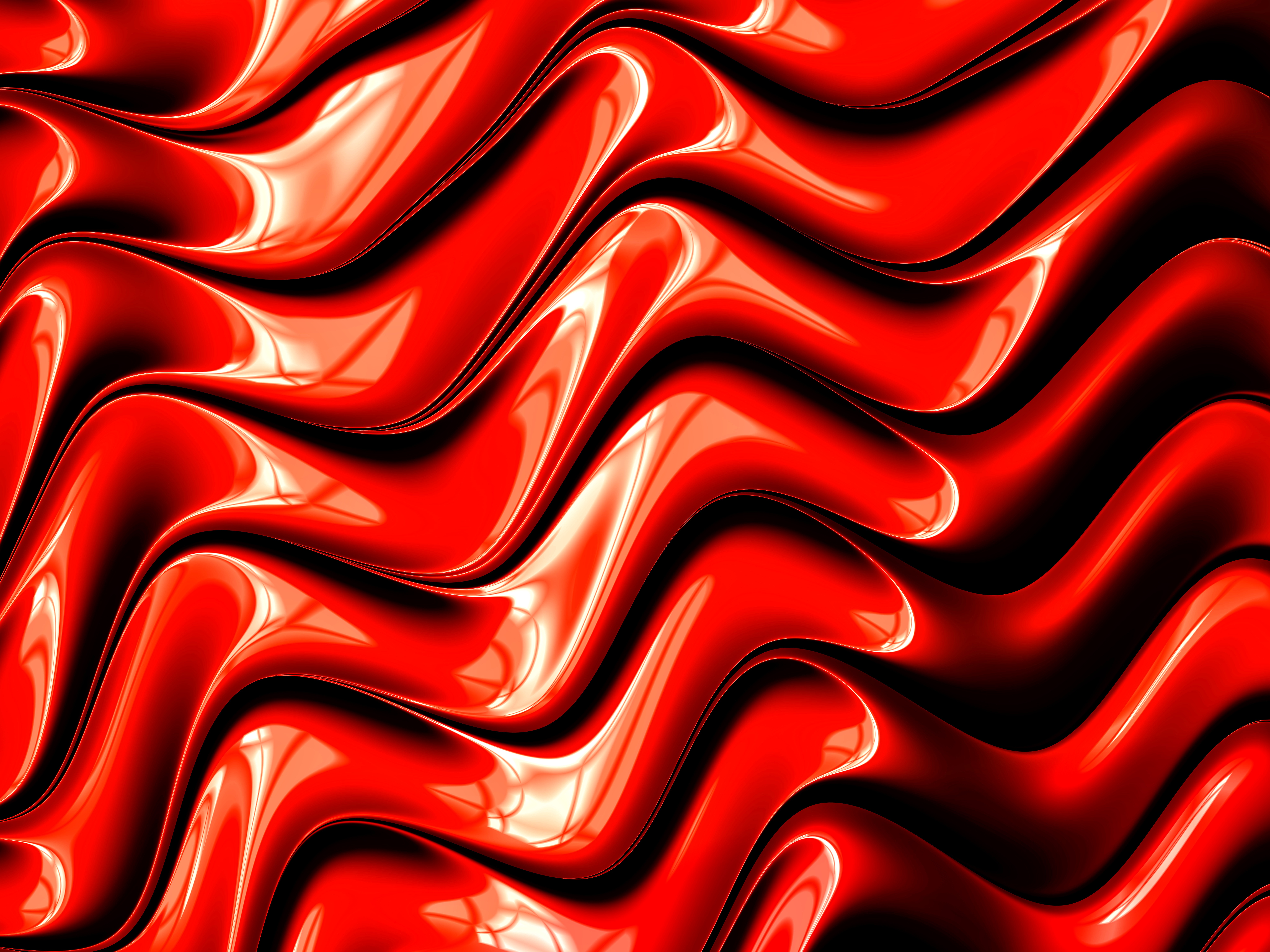 graphics, 3d, surface, red, fractal