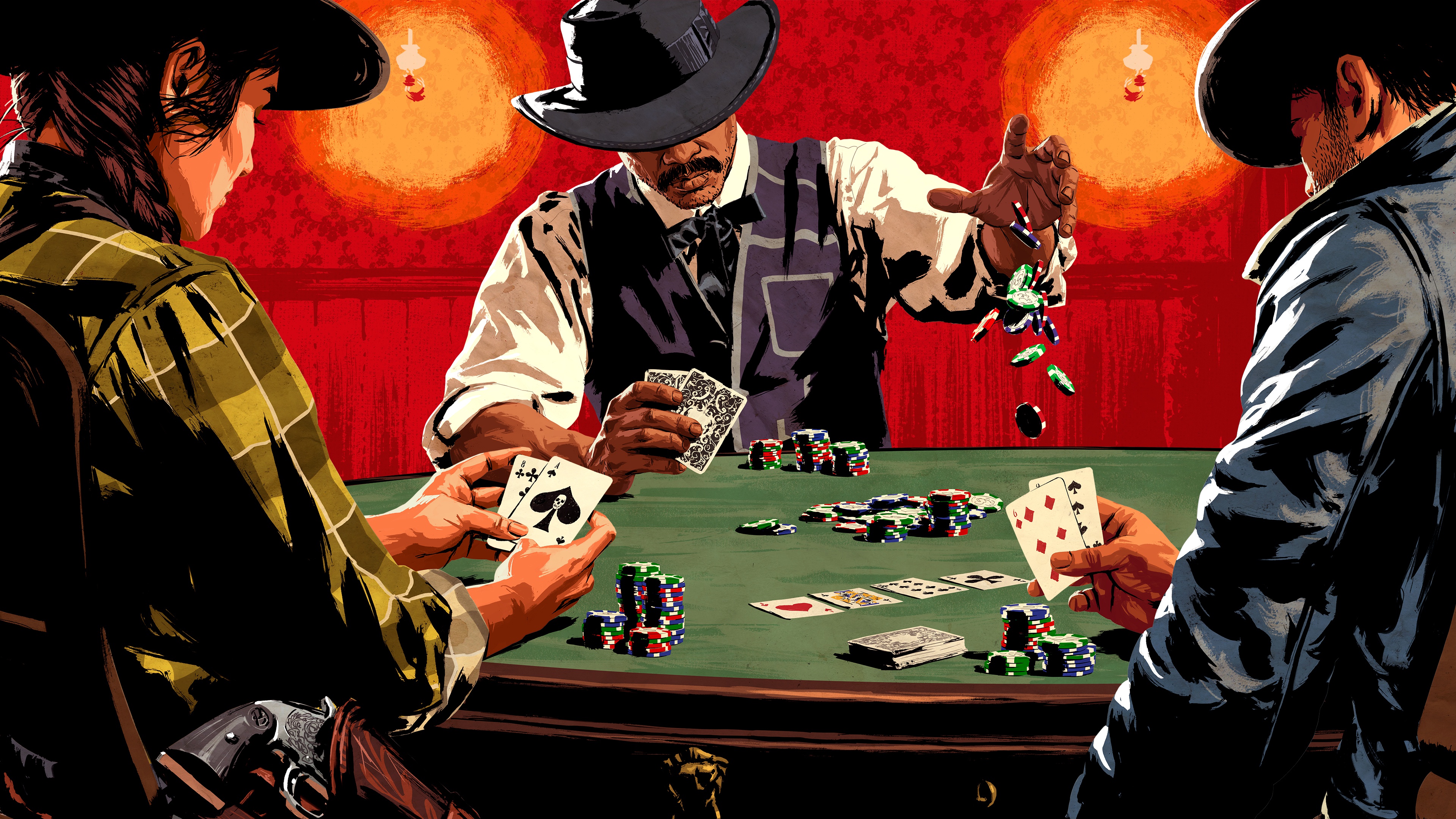 464200 скачать картинку покер, видеоигры, красное мертвое искупление 2, красные мертвецы - обои и заставки бесплатно