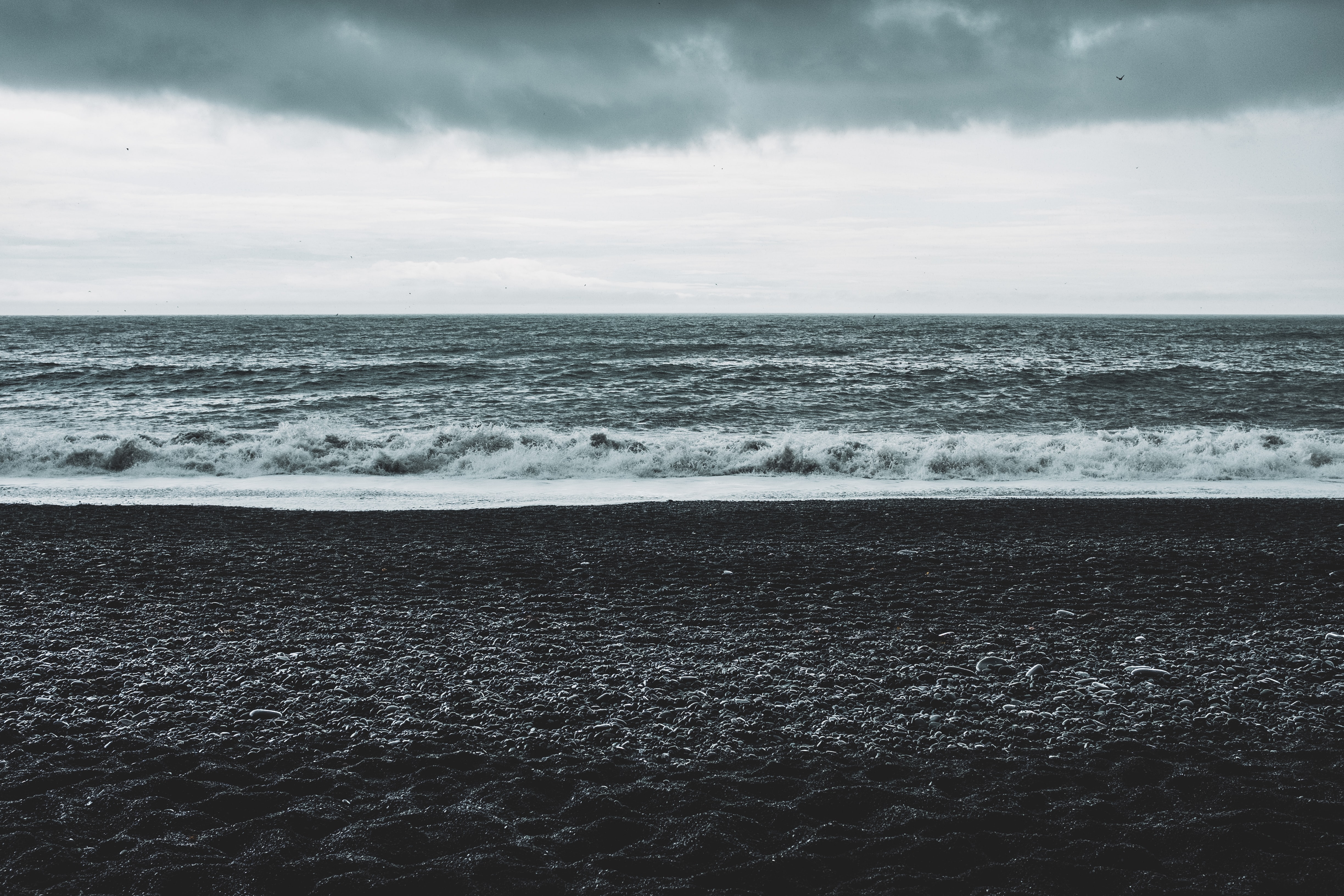 Laden Sie das Natur, Horizont, Sea, Dunkel, Strand-Bild kostenlos auf Ihren PC-Desktop herunter