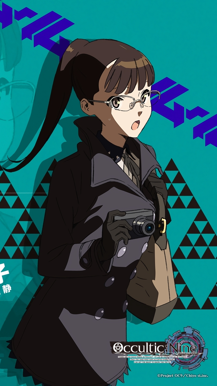 anime, occultic nine, touko sumikaze phone background