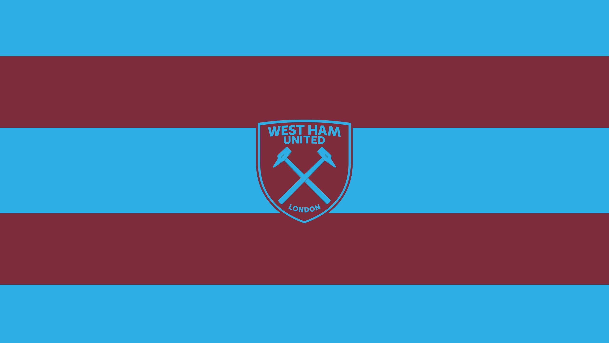 Laden Sie das Sport, Fußball, Logo, Emblem, West Ham United-Bild kostenlos auf Ihren PC-Desktop herunter