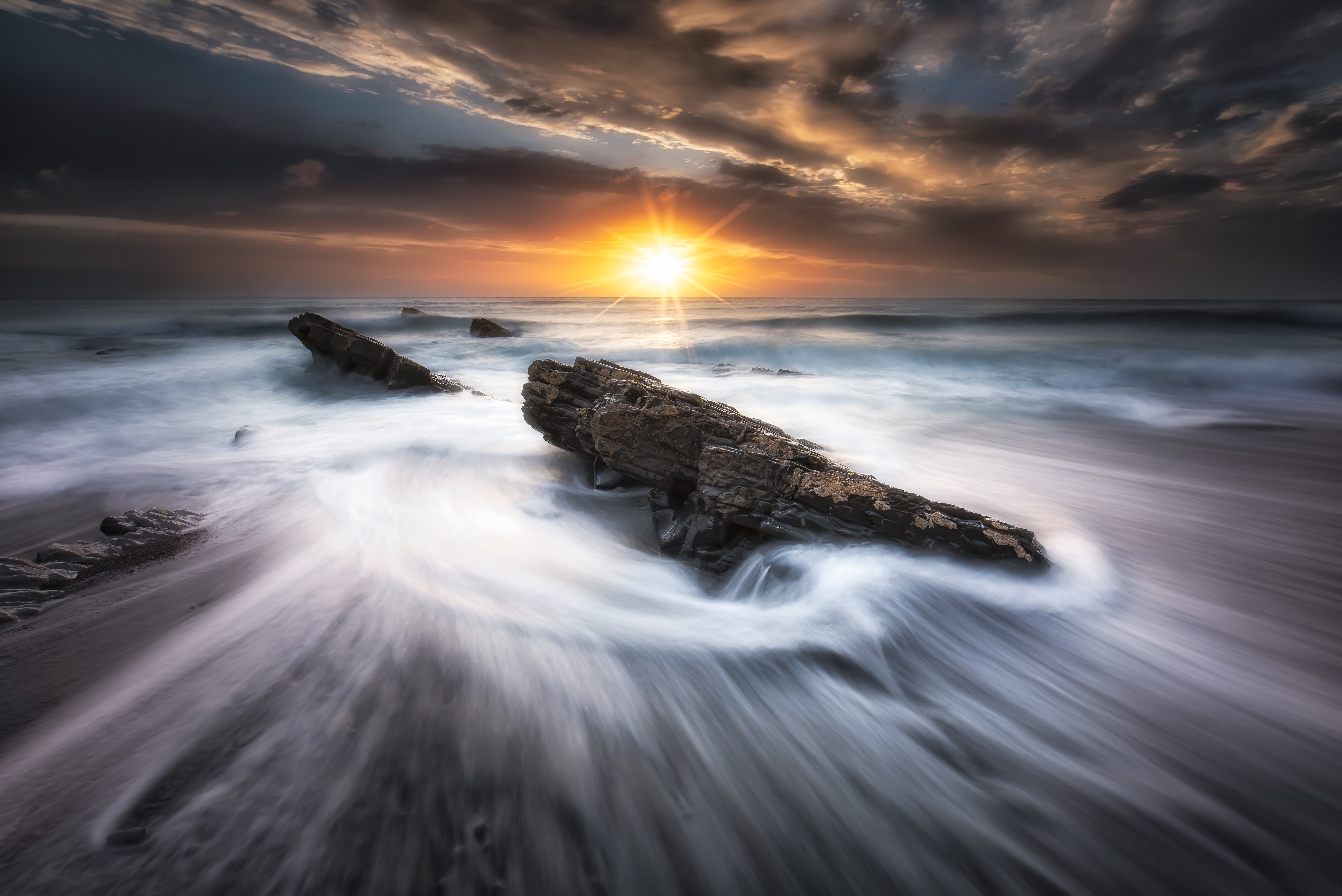 Laden Sie das Natur, Horizont, Ozean, Sonnenaufgang, Erde/natur-Bild kostenlos auf Ihren PC-Desktop herunter