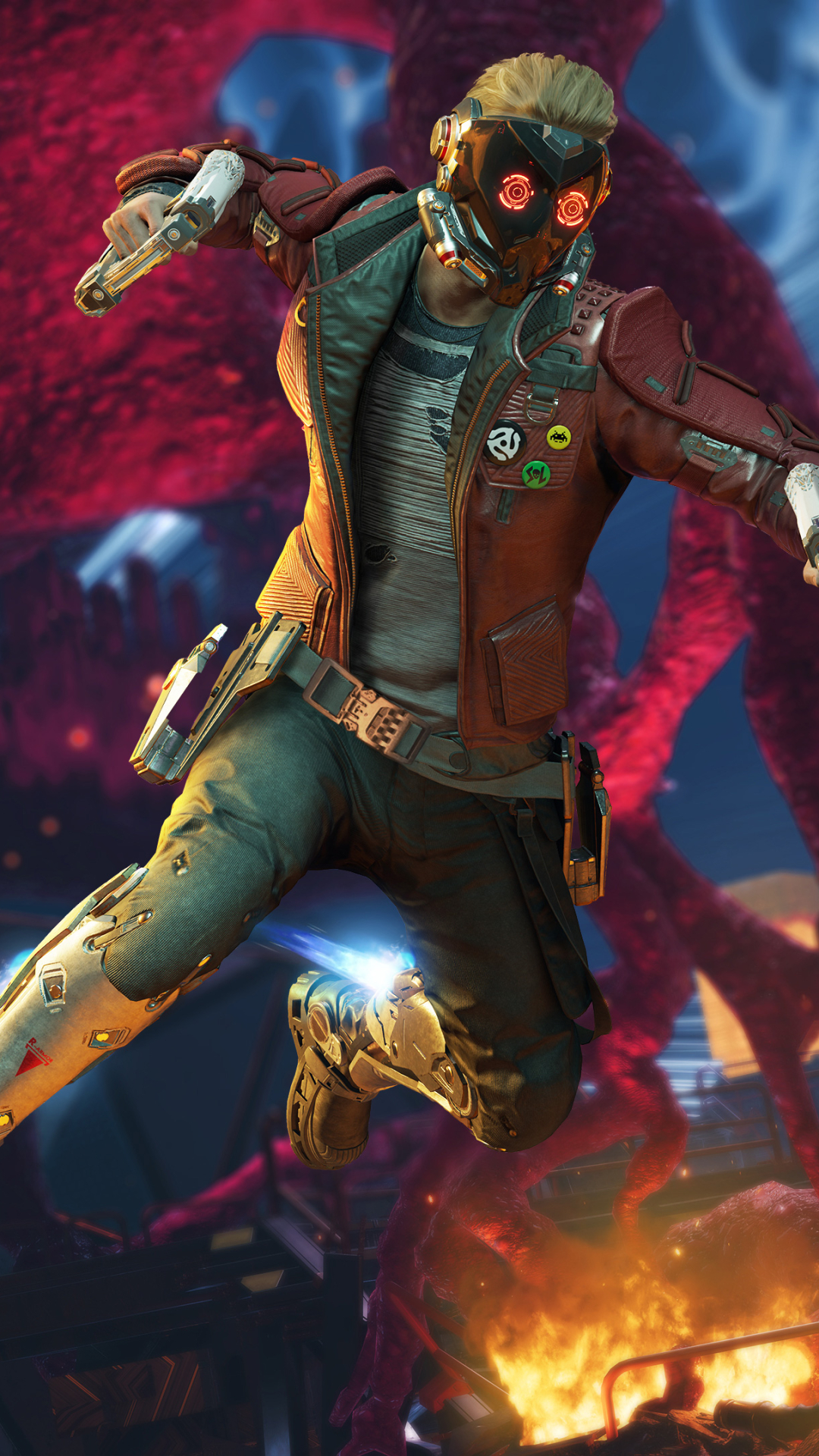 Download mobile wallpaper Video Game, Star Lord, Peter Quill, Marvel's Guardians Of The Galaxy for free.