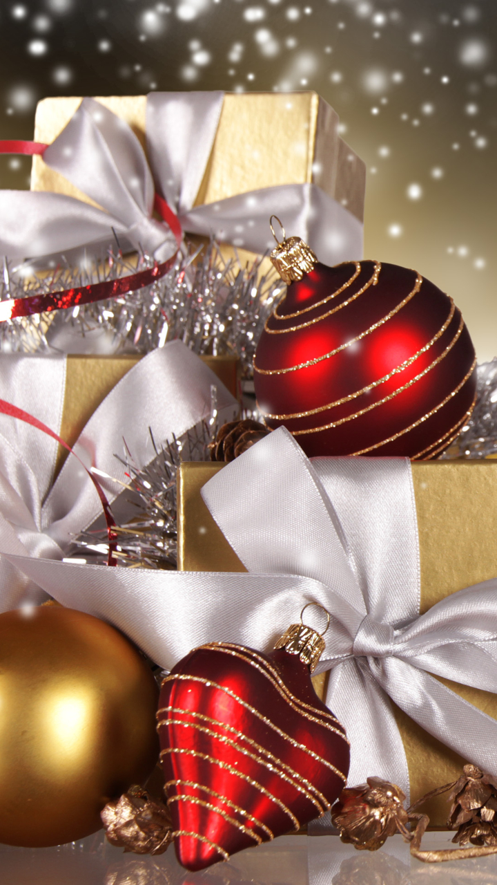 Download mobile wallpaper Christmas, Holiday, Gift, Decoration, Christmas Ornaments for free.