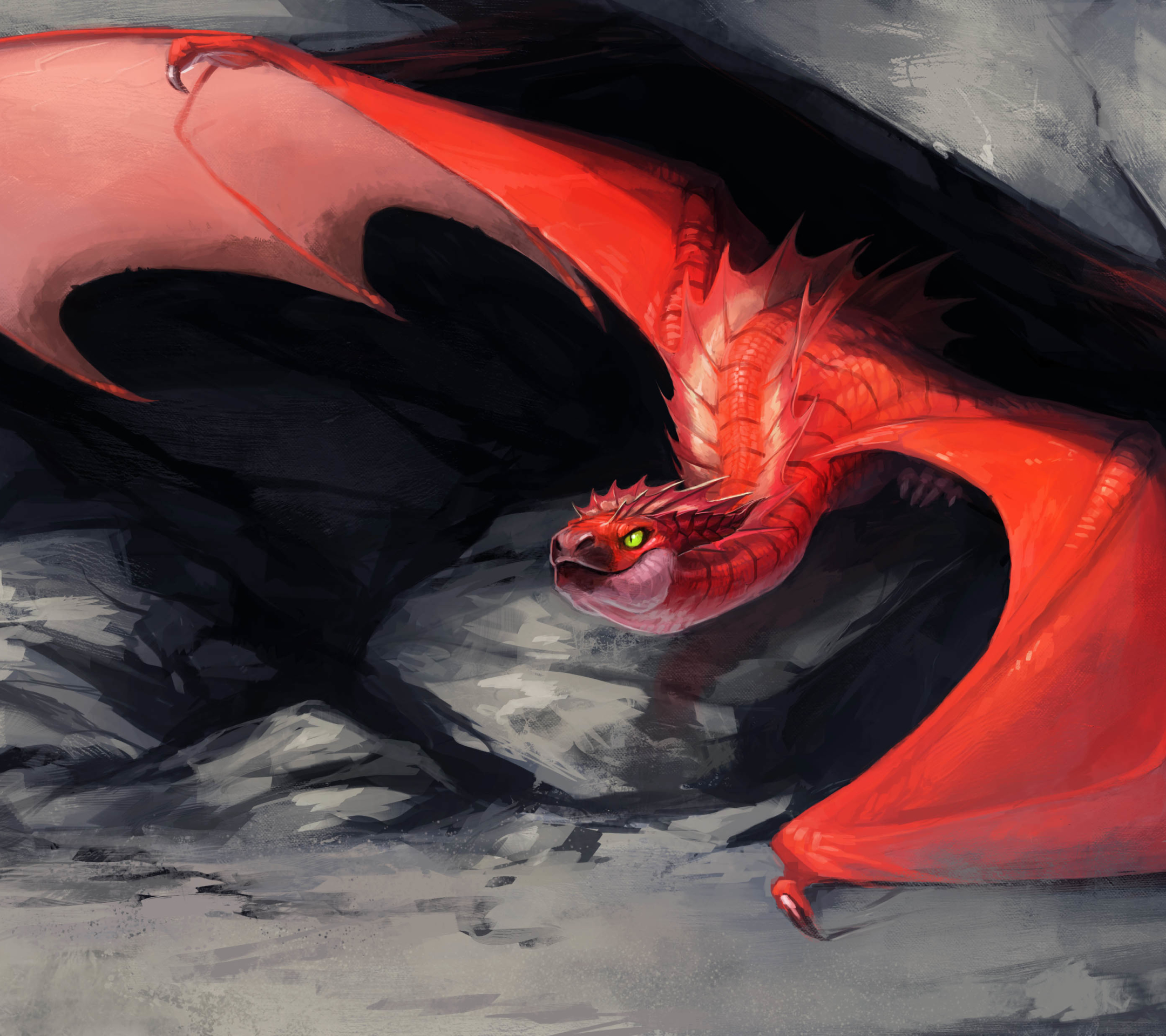 Download mobile wallpaper Fantasy, Dragon for free.