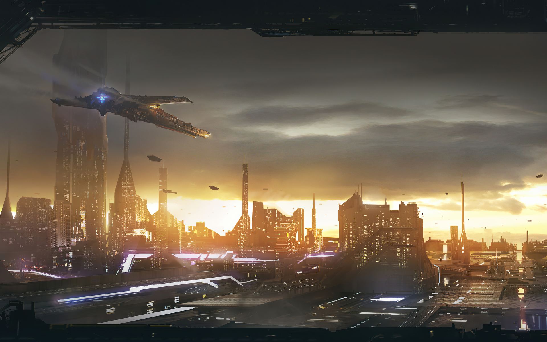 Free download wallpaper City, Sci Fi, Futuristic on your PC desktop