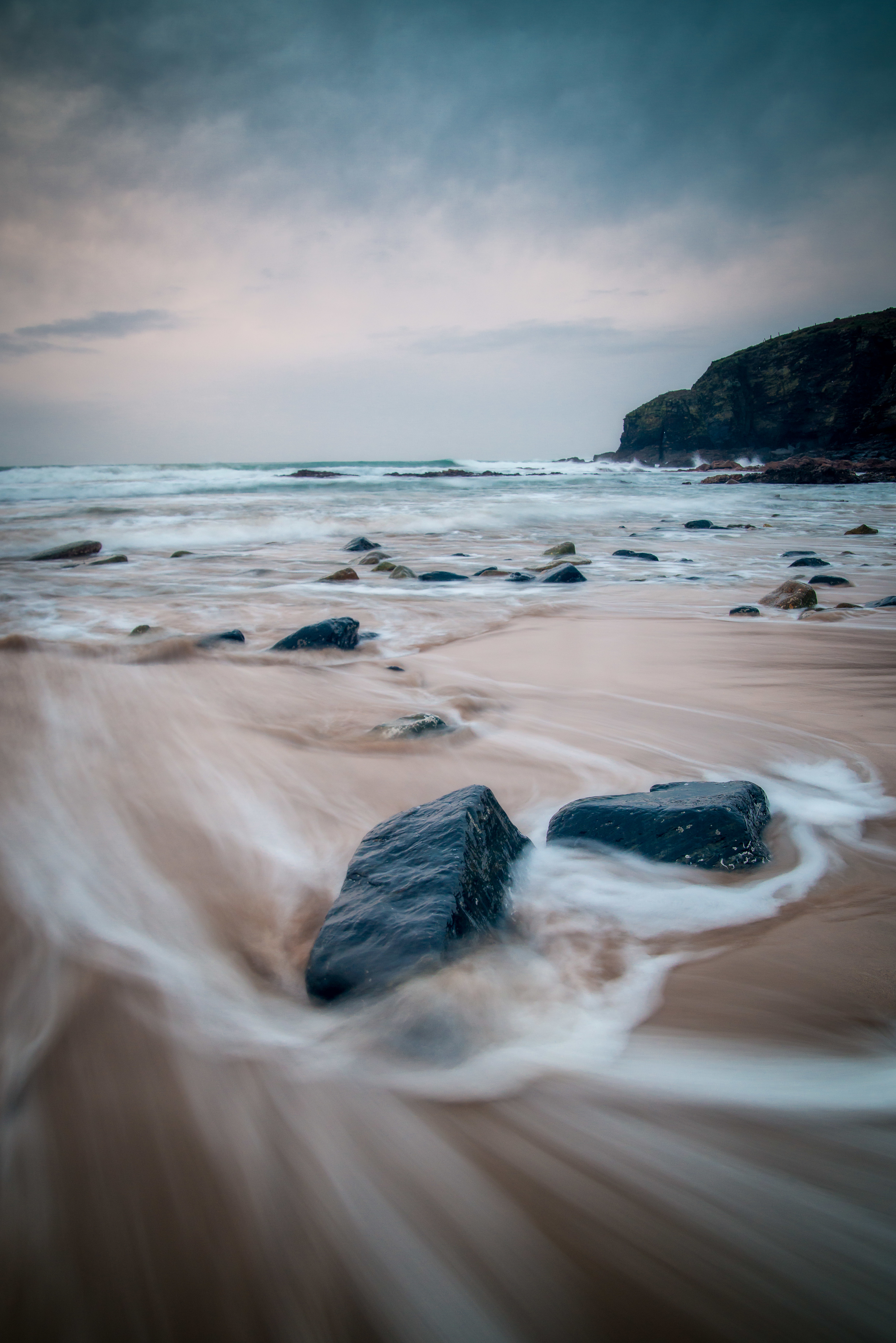 Laden Sie das Natur, Felsen, Die Steine, Horizont, Waves, Sea-Bild kostenlos auf Ihren PC-Desktop herunter