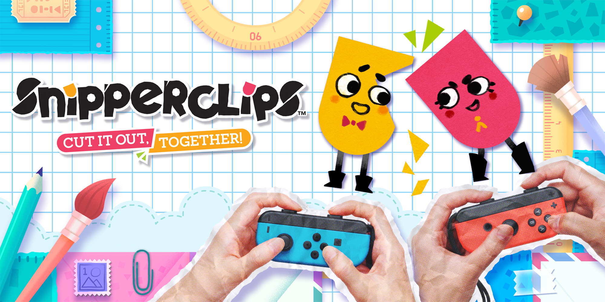 video game, snipperclips