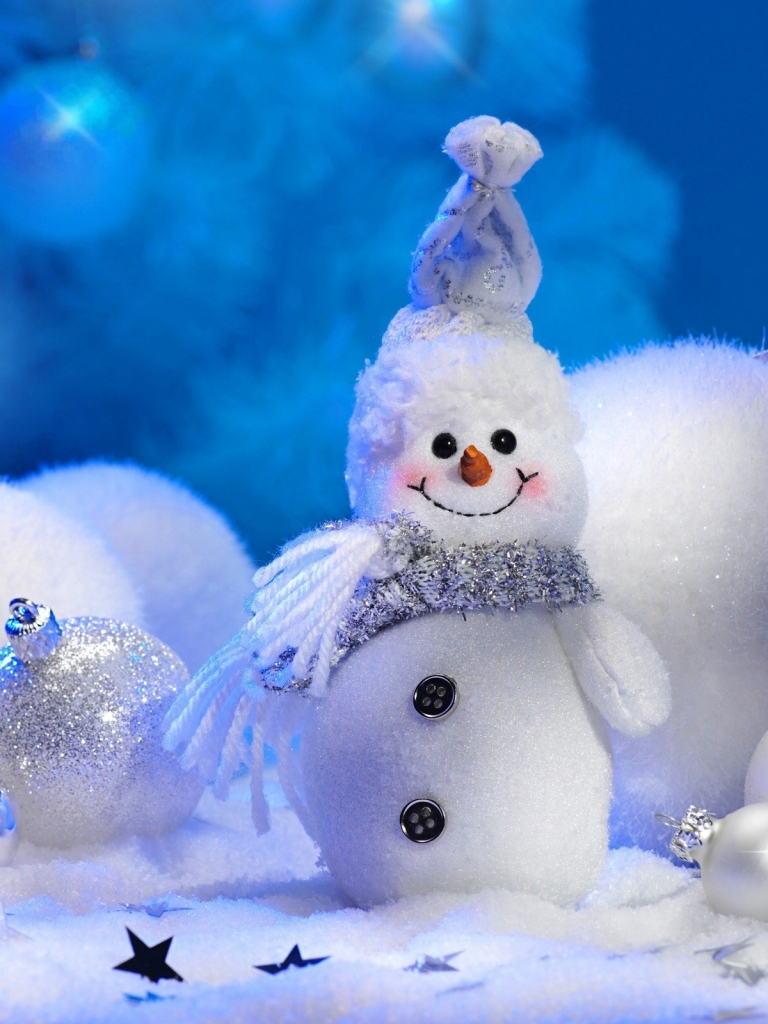 無料モバイル壁紙クリスマス, 雪だるま, クリスマスオーナメント, ホリデーをダウンロードします。
