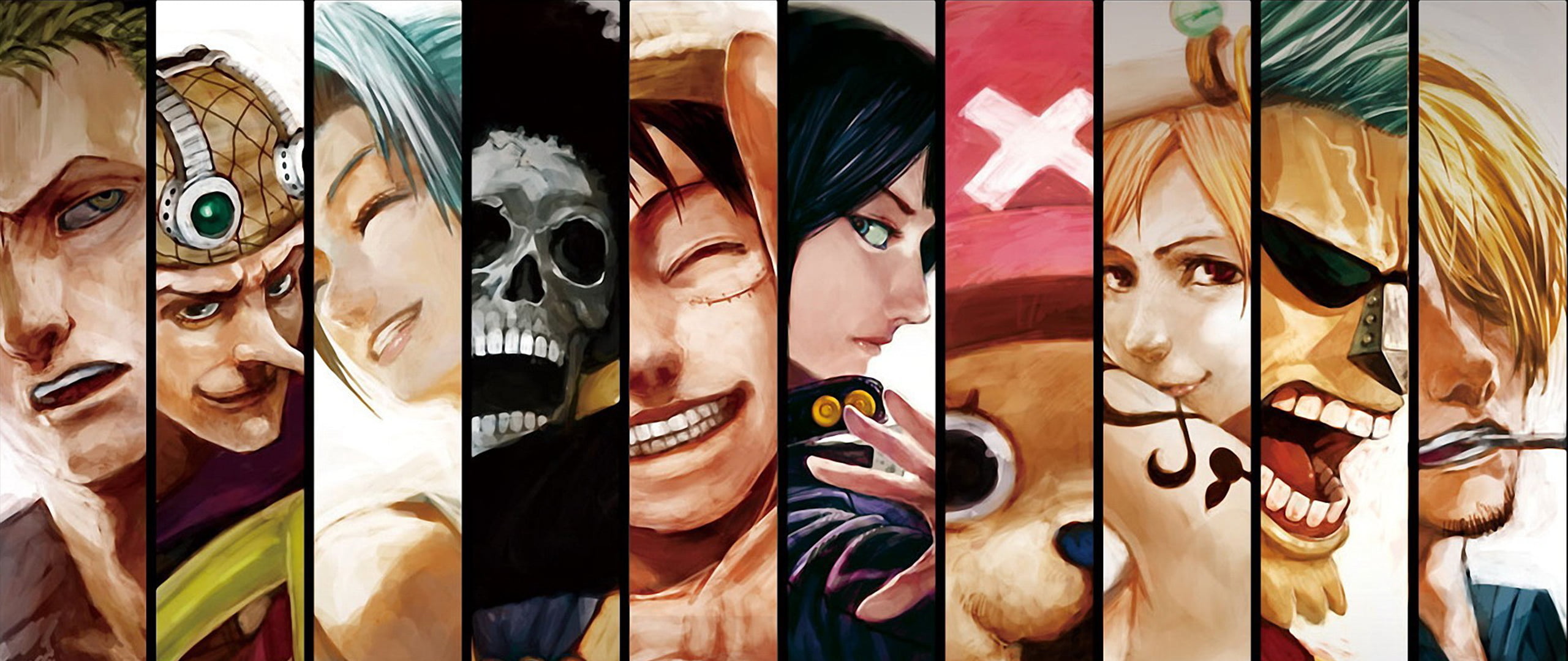 Download mobile wallpaper Anime, One Piece, Tony Tony Chopper, Usopp (One Piece), Roronoa Zoro, Monkey D Luffy, Nami (One Piece), Sanji (One Piece), Brook (One Piece), Nico Robin, Franky (One Piece), Nefertari Vivi for free.