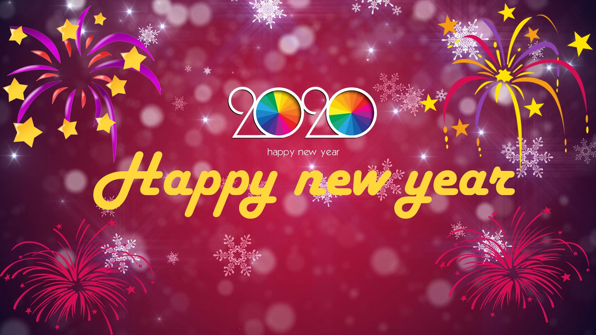 無料モバイル壁紙ホリデー, あけましておめでとう, 2020年新年をダウンロードします。