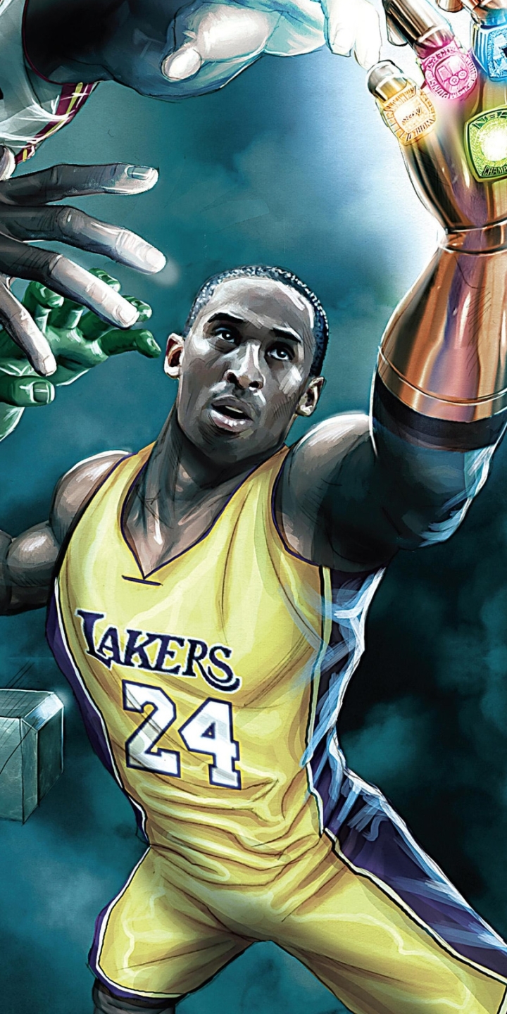 Téléchargez des papiers peints mobile Des Sports, Basket, Kobe Bryant, Les Lakers De Los Angeles gratuitement.