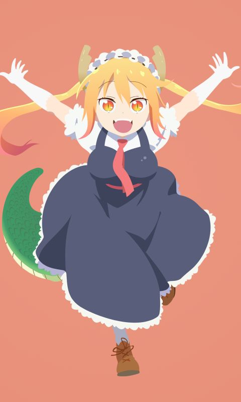 Descarga gratuita de fondo de pantalla para móvil de Animado, Tohru (La Doncella Dragón De La Señorita Kobayashi), Kobayashi San Chi No Maid Dragon.