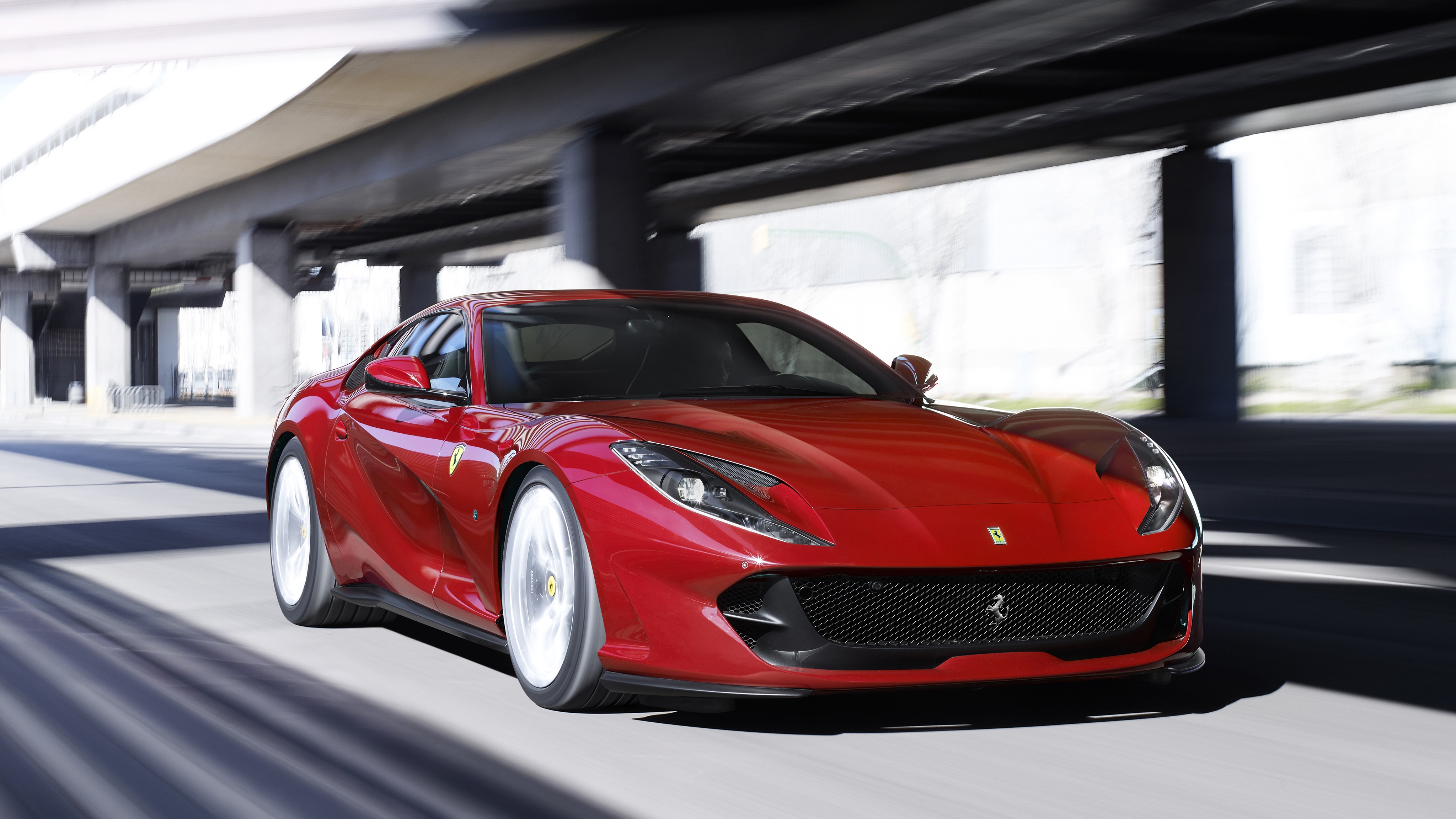 Laden Sie das Ferrari, Autos, Supersportwagen, Fahrzeuge, Großer Tourer, Ferrari 812 Superfast-Bild kostenlos auf Ihren PC-Desktop herunter