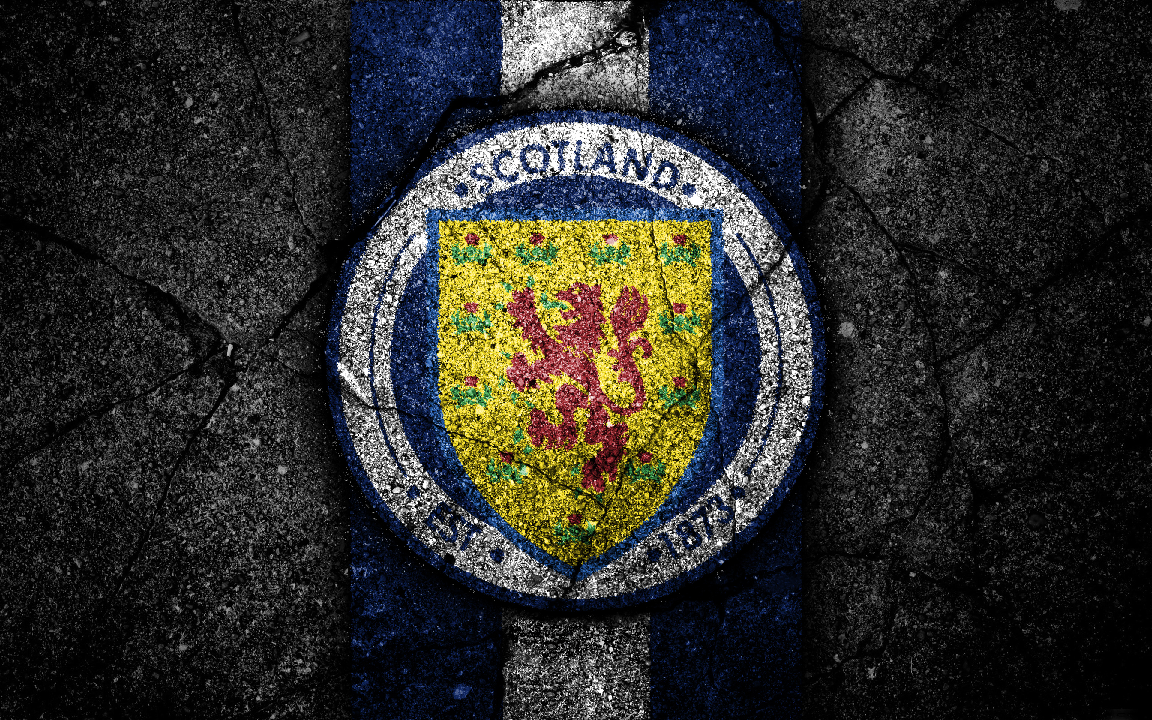 Скачать картинку Футбол, Шотландия, Эмблема, Футбольный, Виды Спорта, Лого, Сборная Шотландии По Футболу в телефон бесплатно.