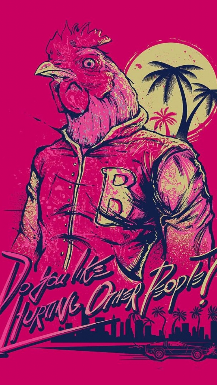 Download mobile wallpaper Hotline Miami, Video Game for free.