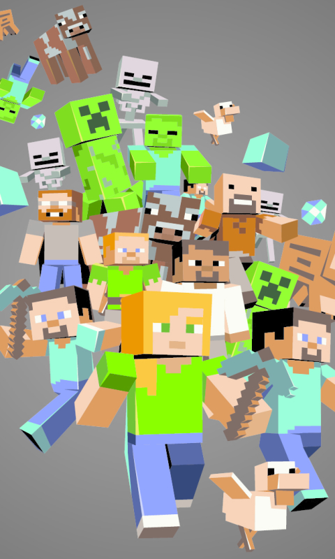 Download mobile wallpaper Minecraft, Video Game for free.