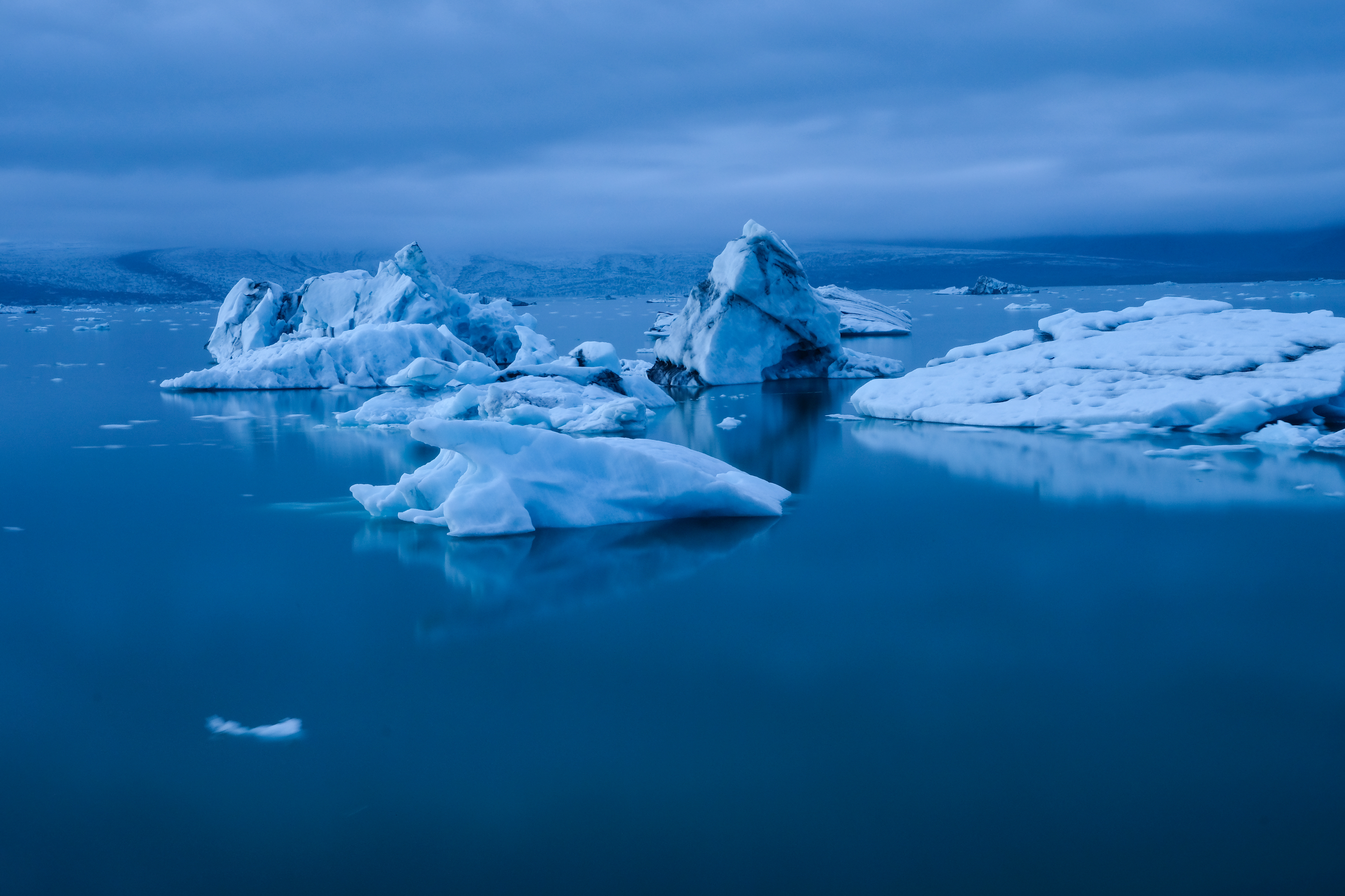 ice, iceberg, nature, water, snow, ice floes