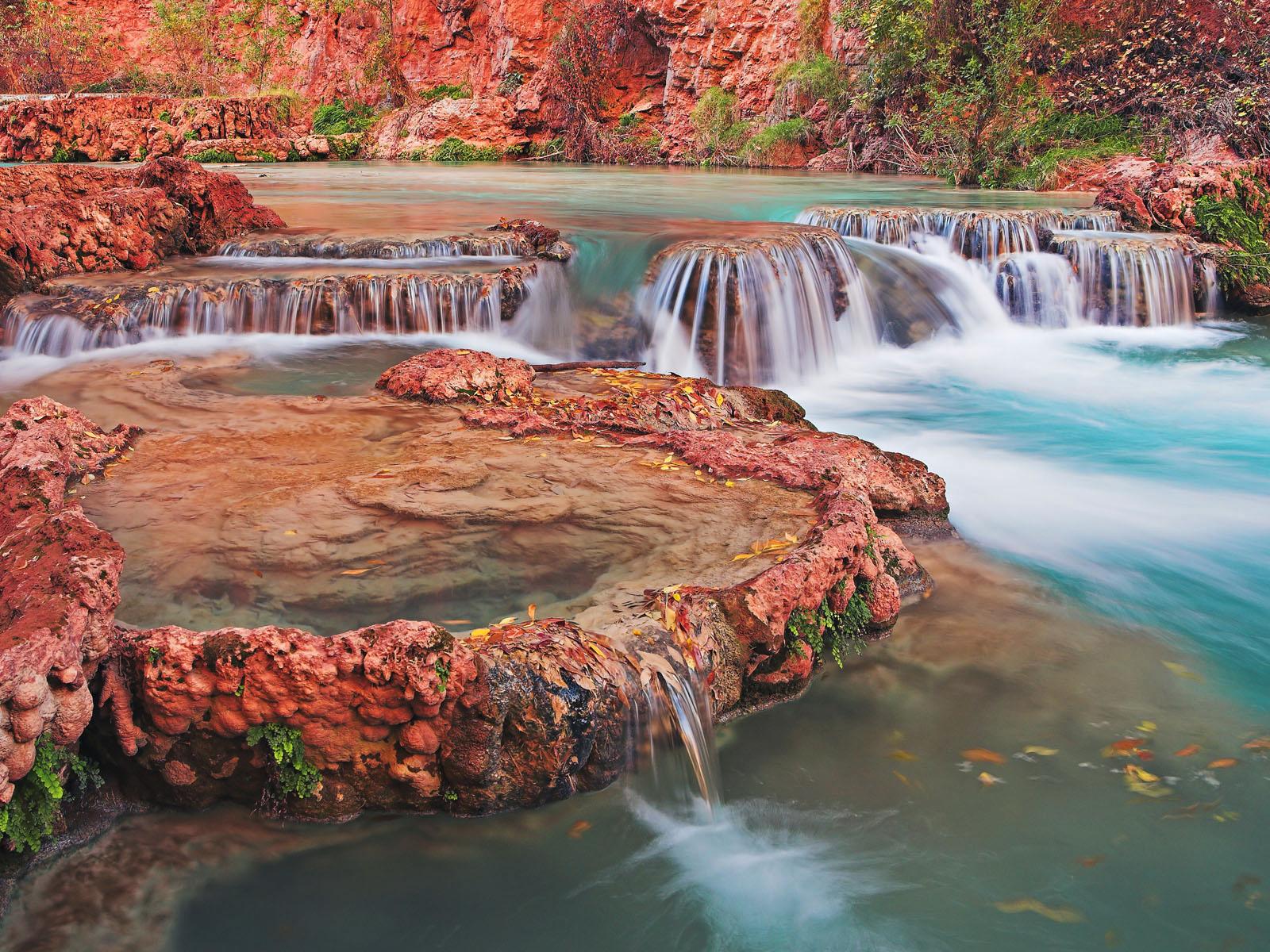 Laden Sie das Wasserfälle, Wasserfall, Pastell, Erde/natur-Bild kostenlos auf Ihren PC-Desktop herunter
