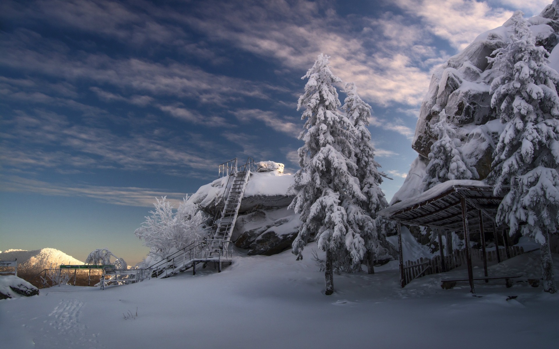 1509348 Bild herunterladen fotografie, winter, leiter, natur, schnee - Hintergrundbilder und Bildschirmschoner kostenlos