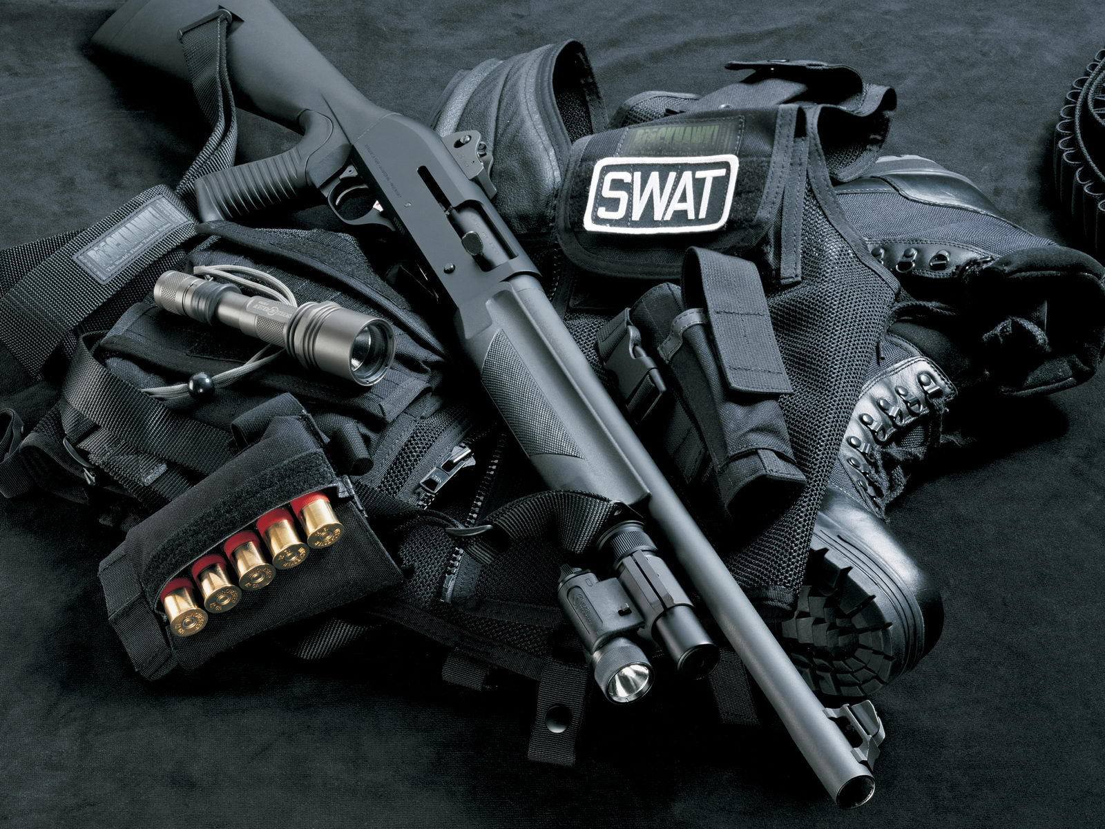 240408壁紙のダウンロード兵器, 散弾銃, 銃器, swat-スクリーンセーバーと写真を無料で