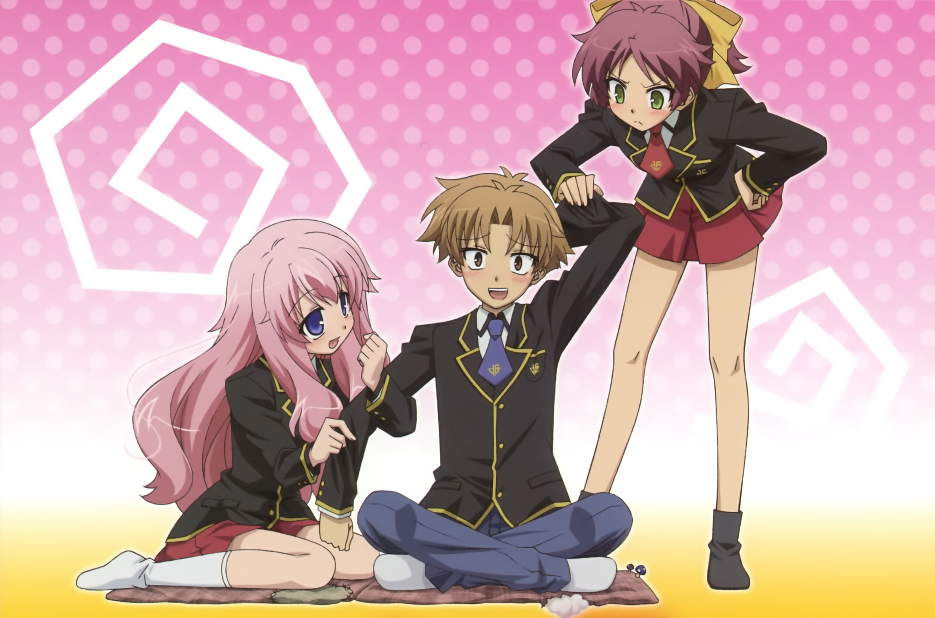 Download mobile wallpaper Anime, Baka And Test for free.