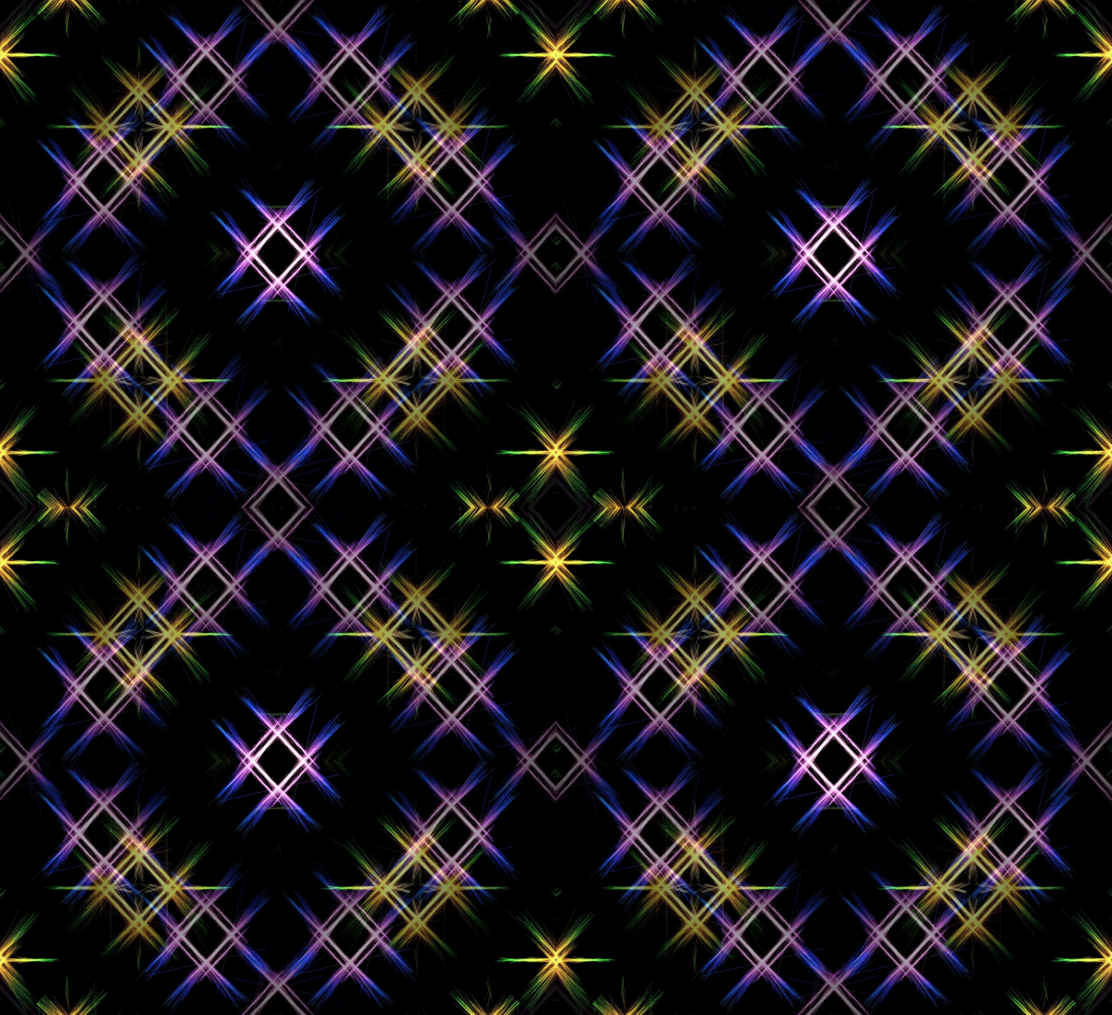 Download mobile wallpaper Glow, Patterns, Fractal, Abstract, Lines for free.