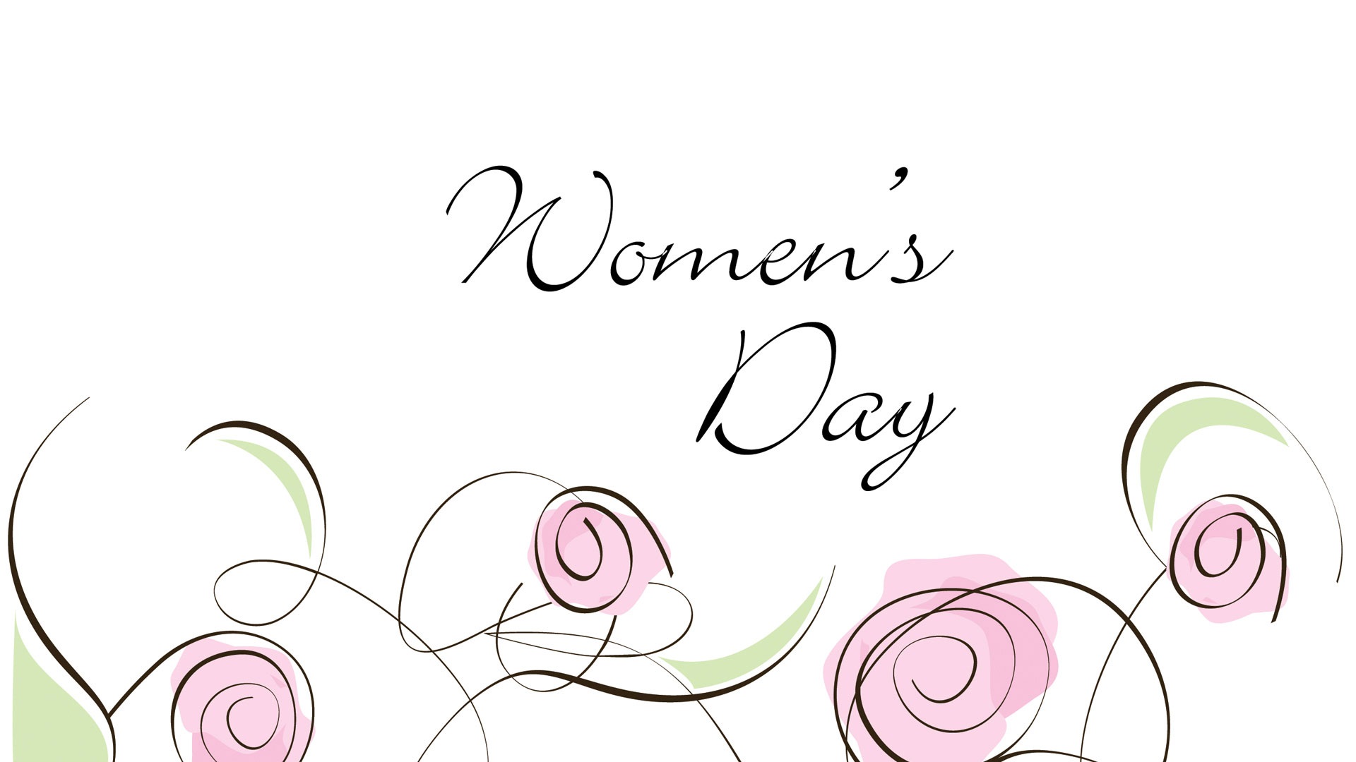 Téléchargez des papiers peints mobile Rose, Fleur, Vacances, Déclaration, Minimaliste, Journée Internationale De La Femme gratuitement.