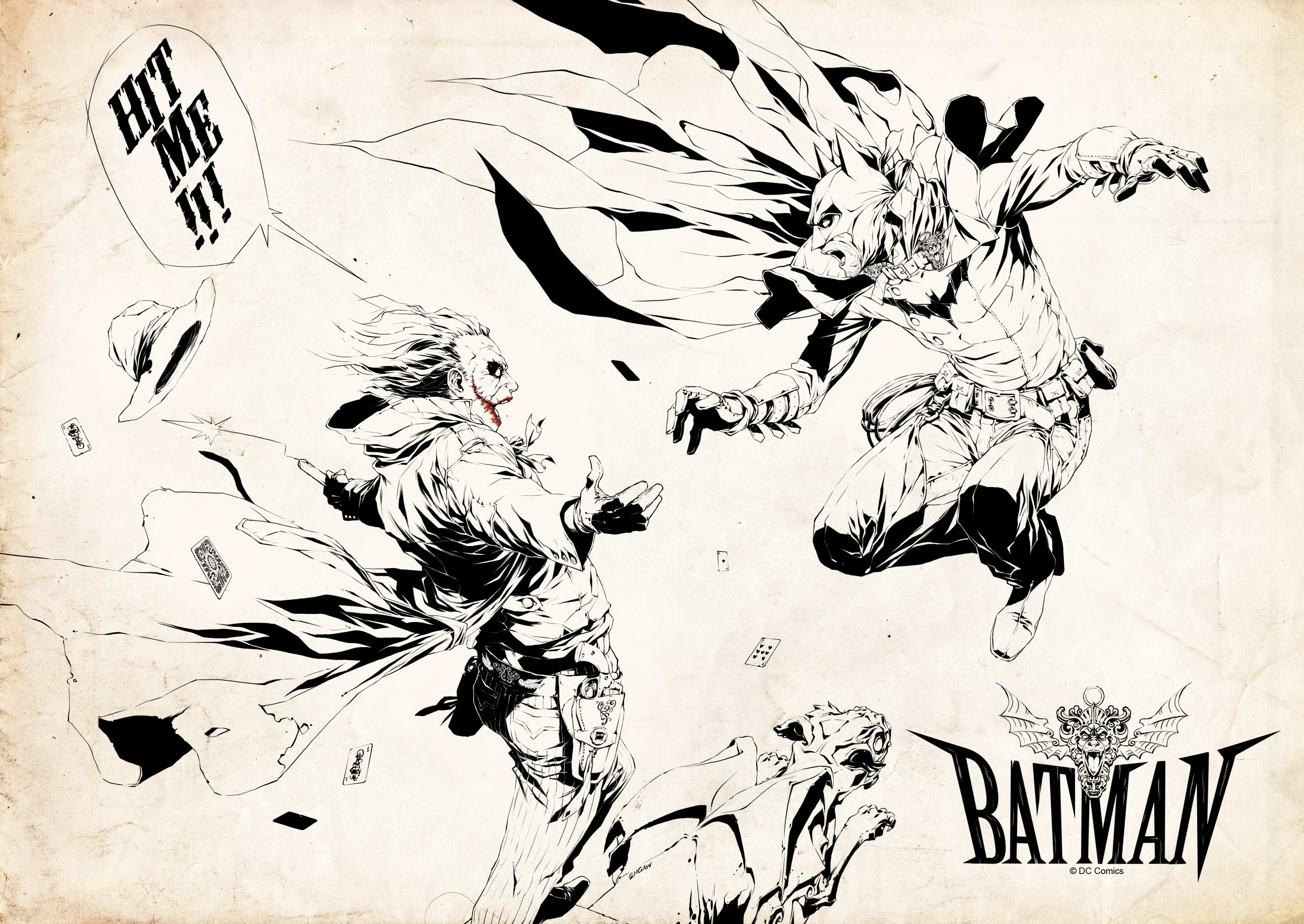 Téléchargez des papiers peints mobile The Batman, Bande Dessinées gratuitement.