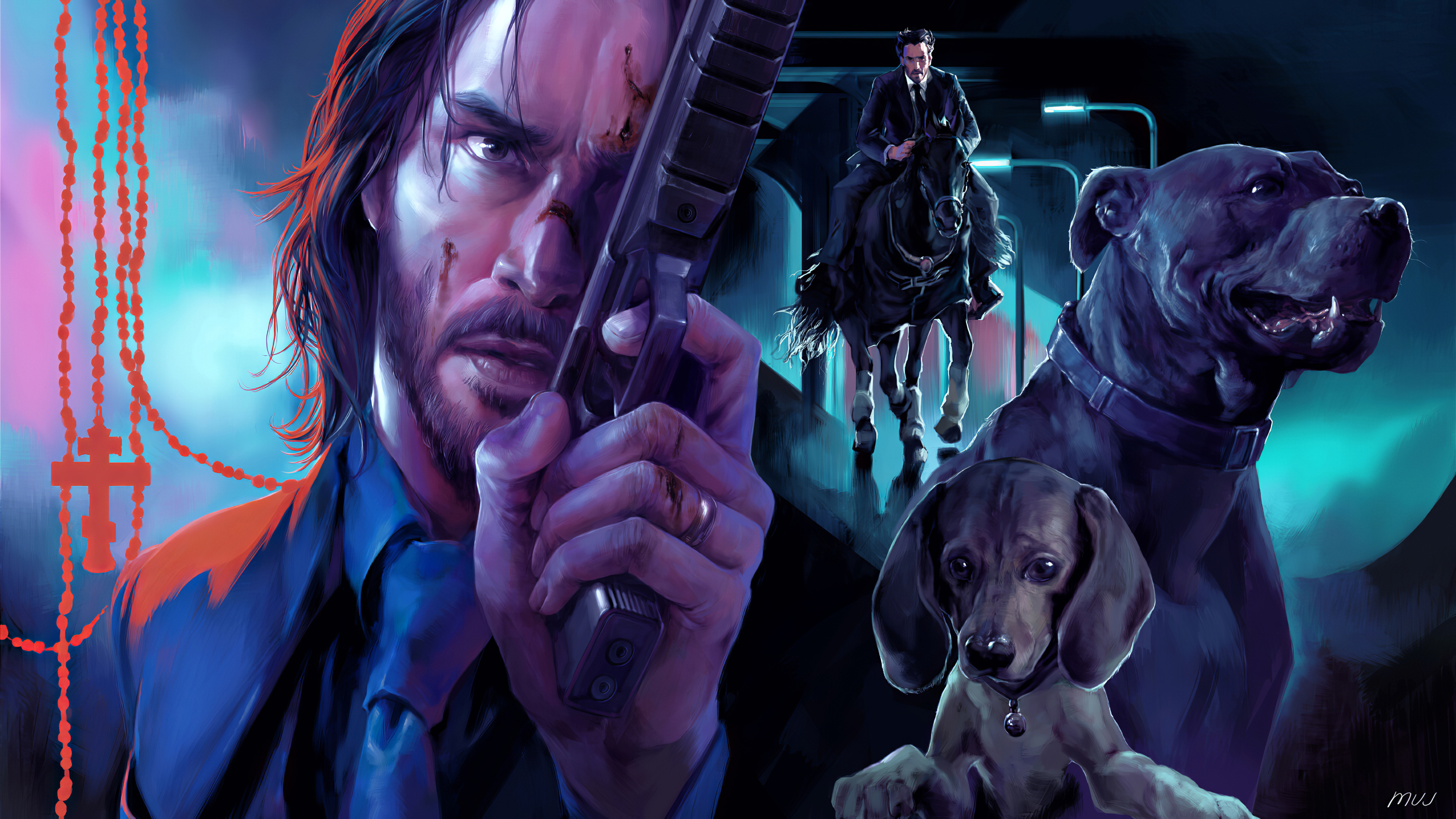 Download mobile wallpaper Keanu Reeves, Movie, John Wick, John Wick: Chapter 3 Parabellum for free.