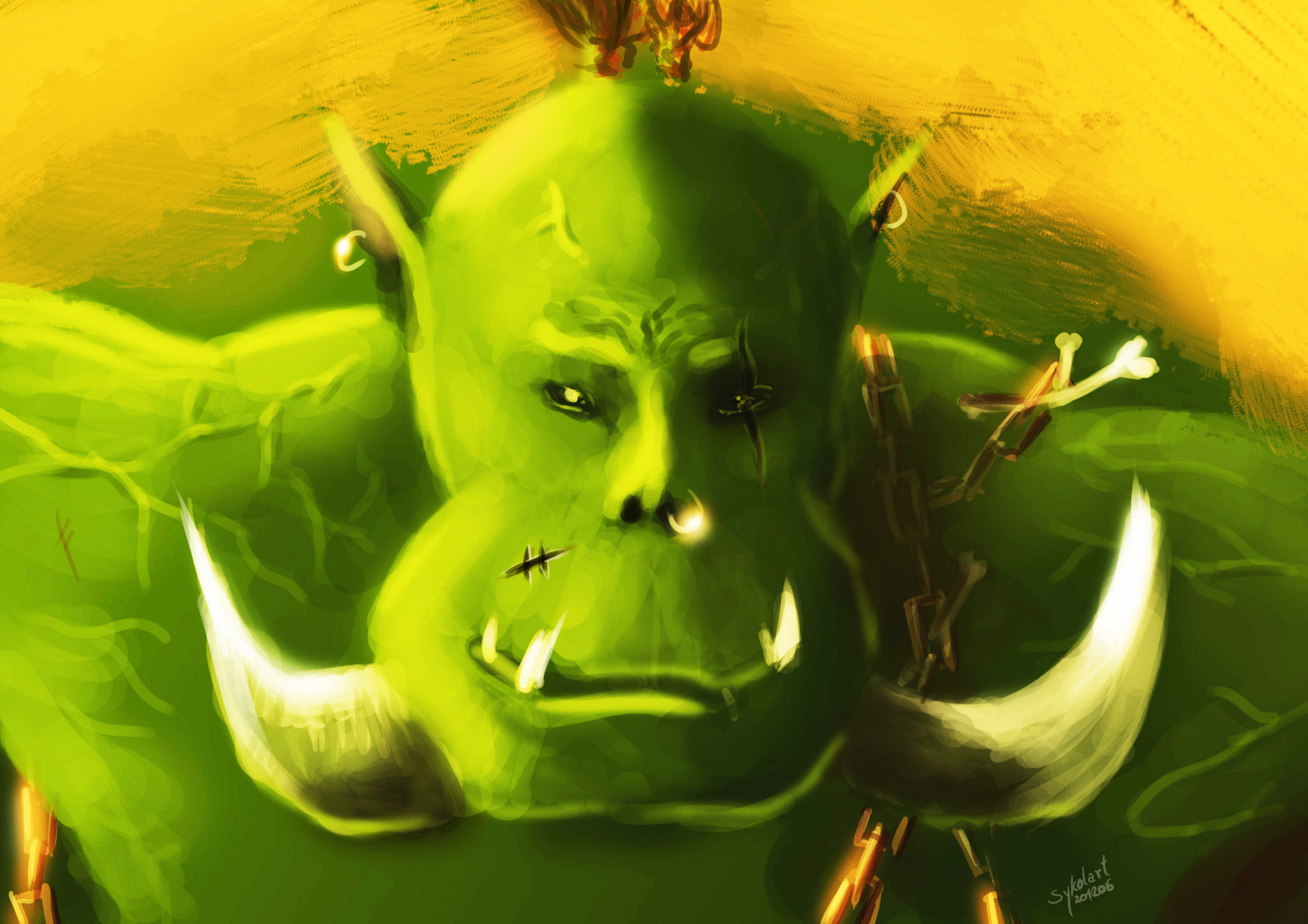 Laden Sie das Fantasie, Ork-Bild kostenlos auf Ihren PC-Desktop herunter