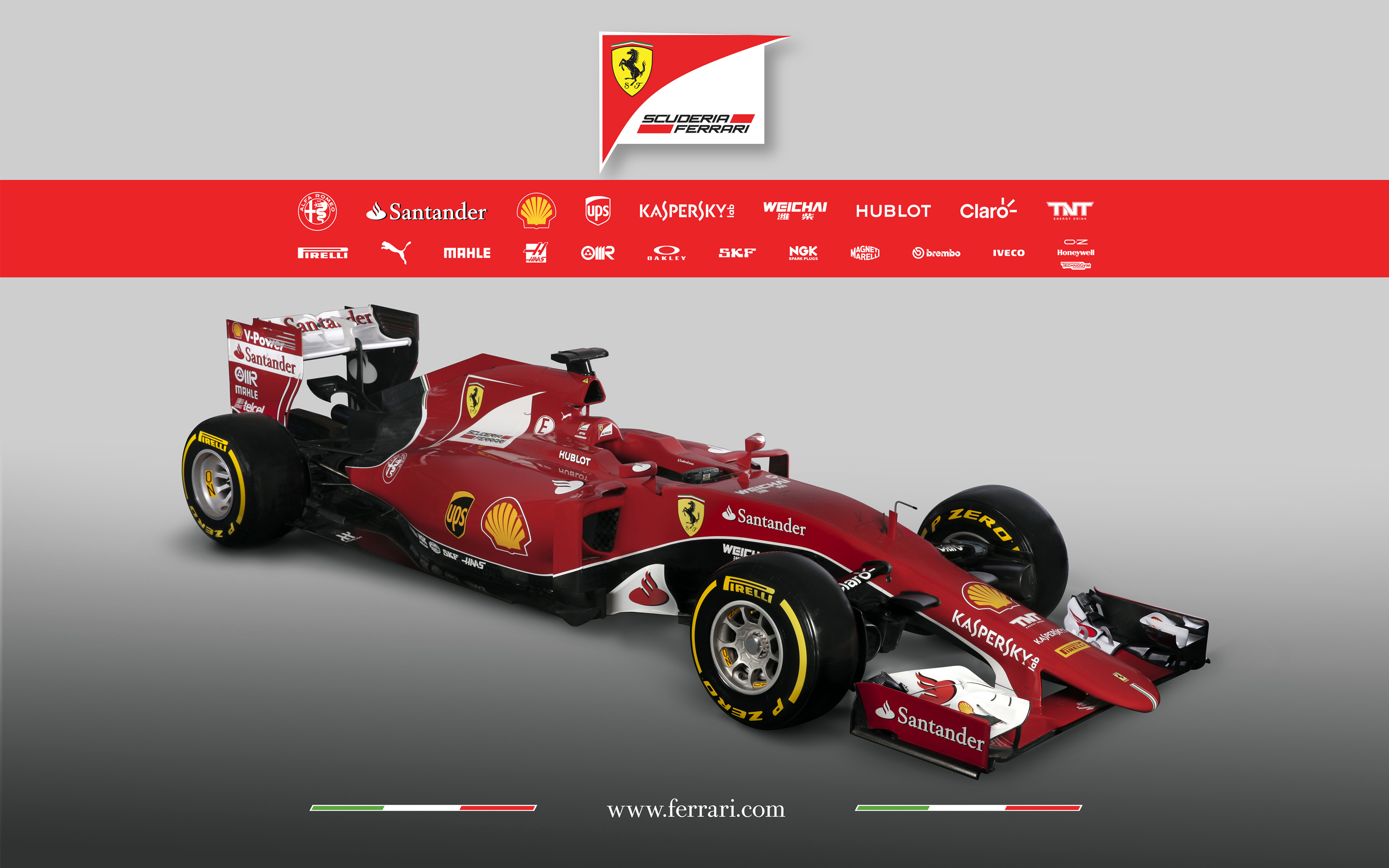 Descargar fondos de escritorio de 2015 Scuderia Ferrari Fórmula 1 HD