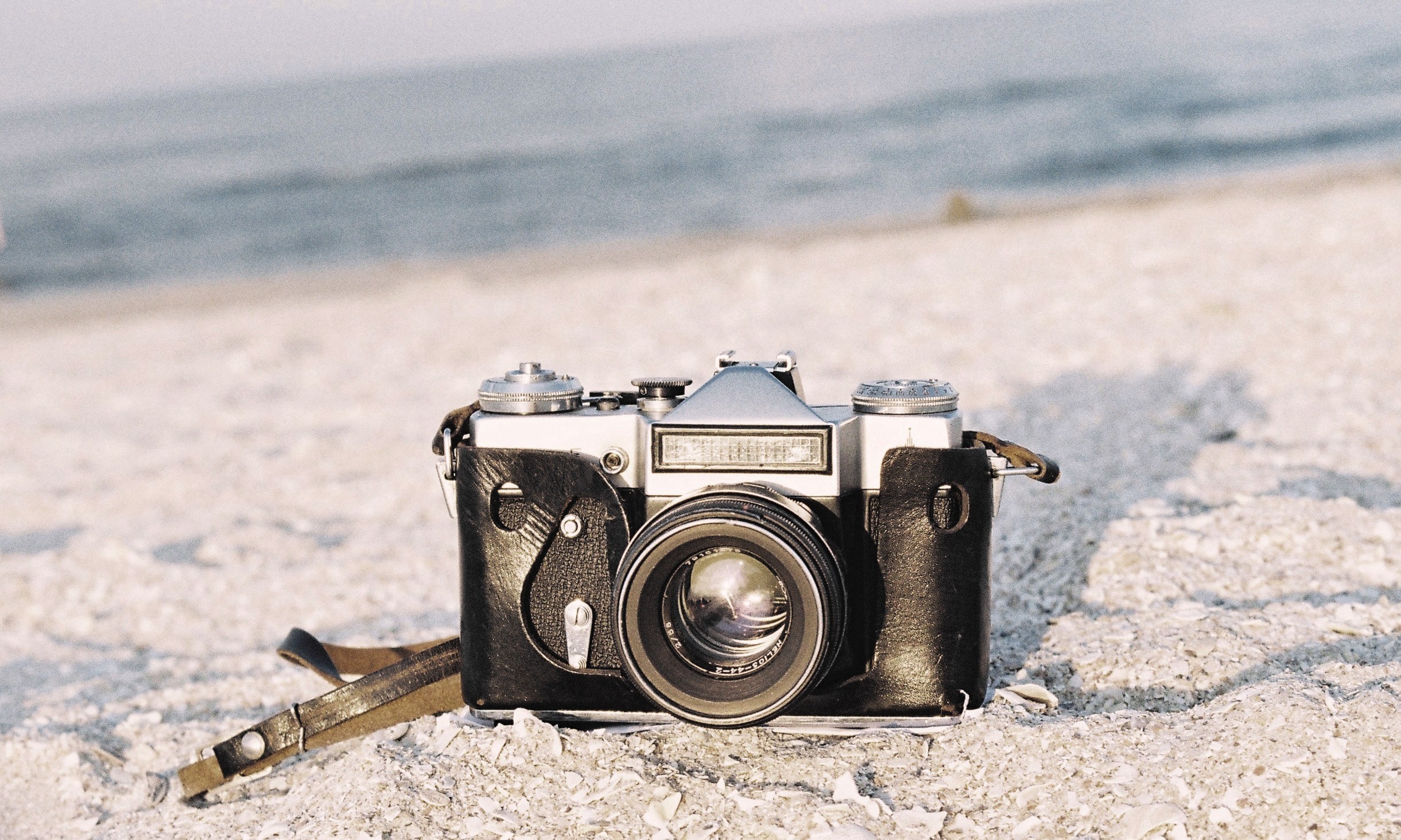 Download mobile wallpaper Beach, Camera, Man Made for free.