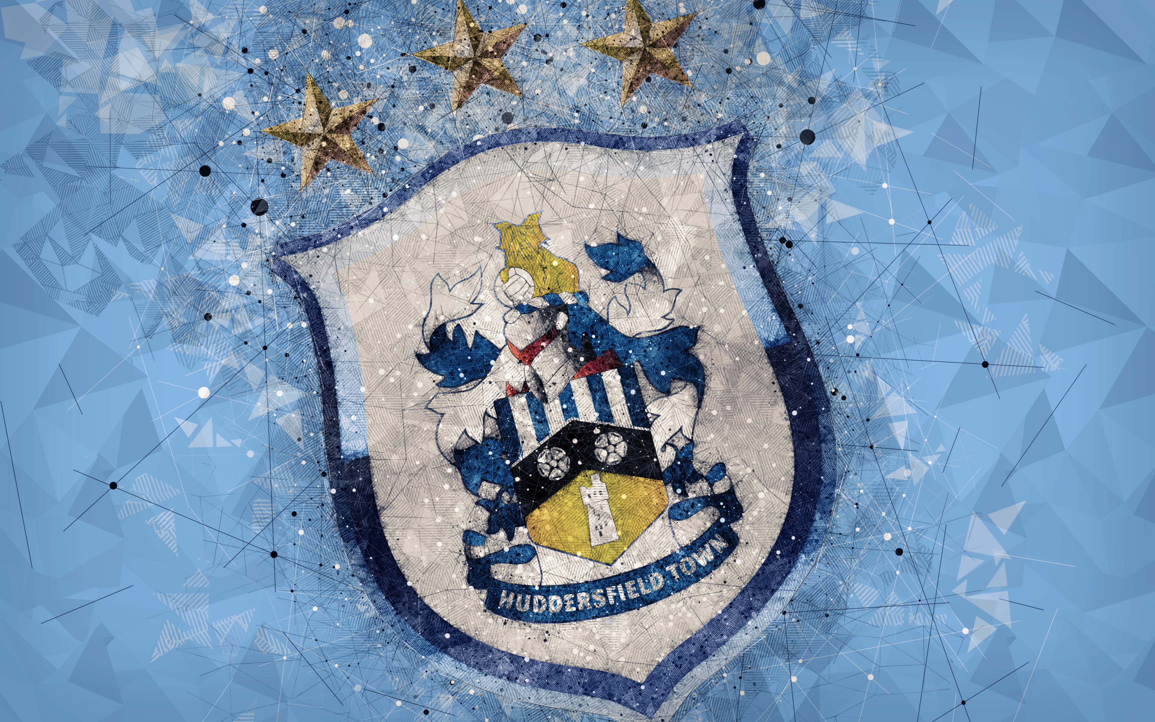 Download mobile wallpaper Sports, Logo, Emblem, Soccer, Huddersfield Town A F C for free.