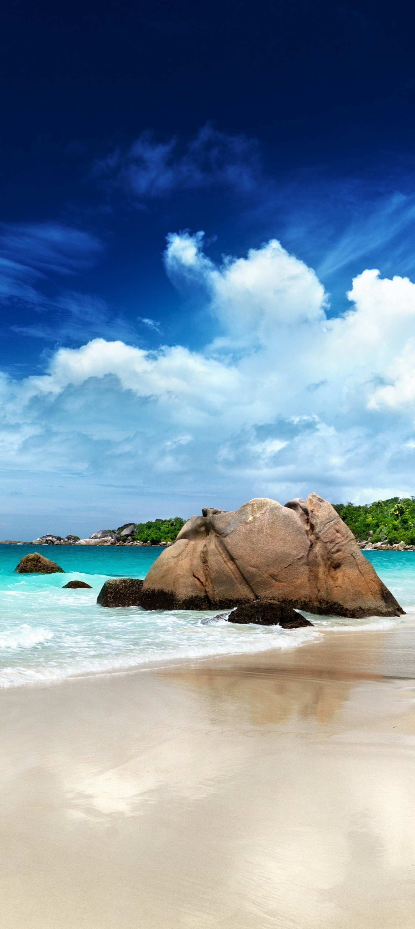 Скачать картинку Пляж, Сейшелы, Земля/природа в телефон бесплатно.