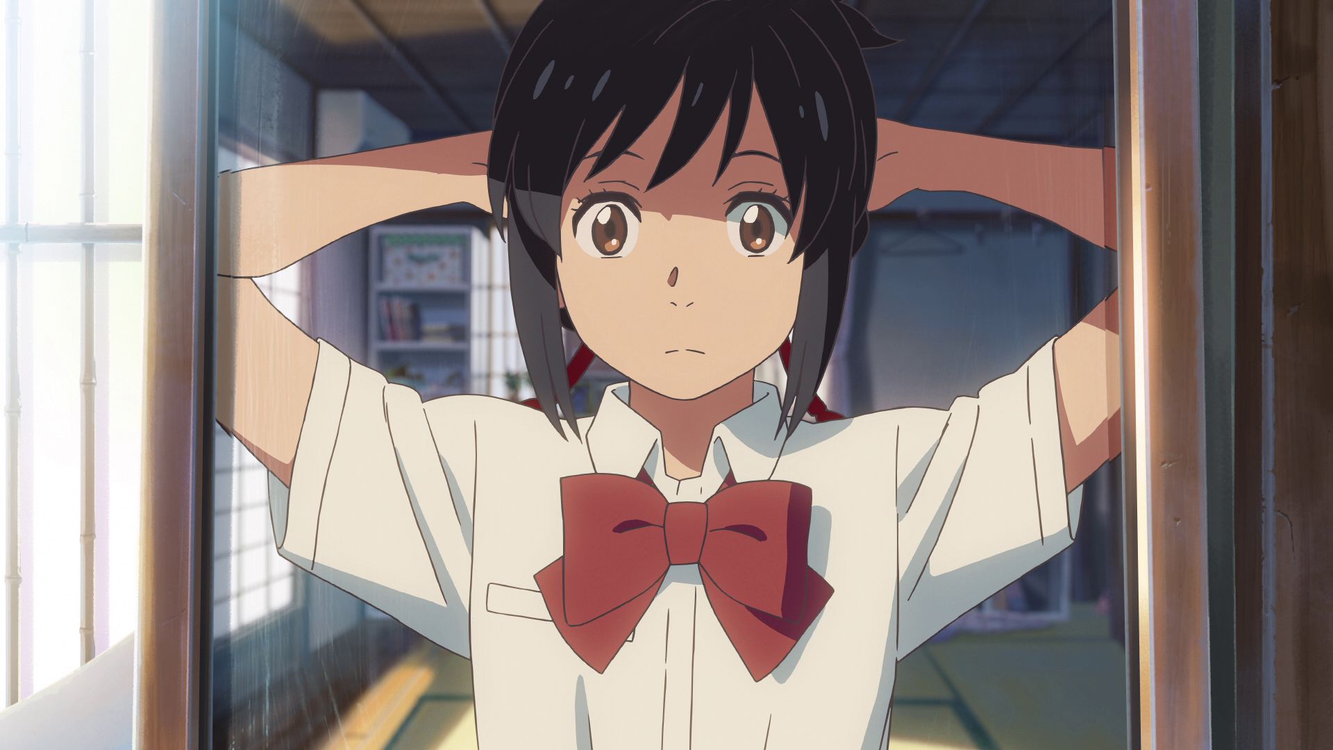 Laden Sie das Animes, Your Name Gestern Heute Und Für Immer, Kimi No Na Wa, Mitsuha Miyamizu-Bild kostenlos auf Ihren PC-Desktop herunter