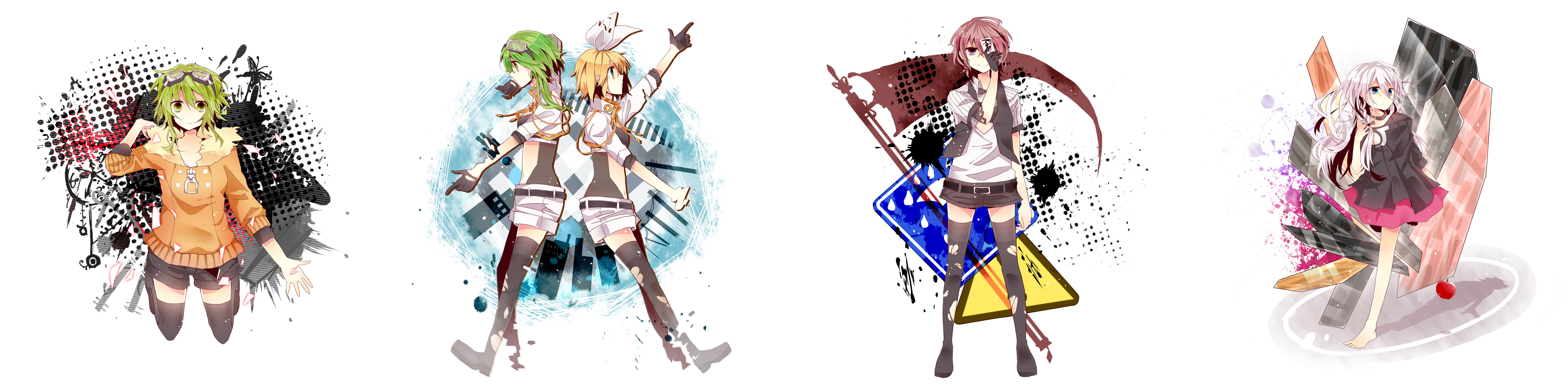 Download mobile wallpaper Anime, Vocaloid, Rin Kagamine, Gumi (Vocaloid), Meiko (Vocaloid), Ia (Vocaloid) for free.