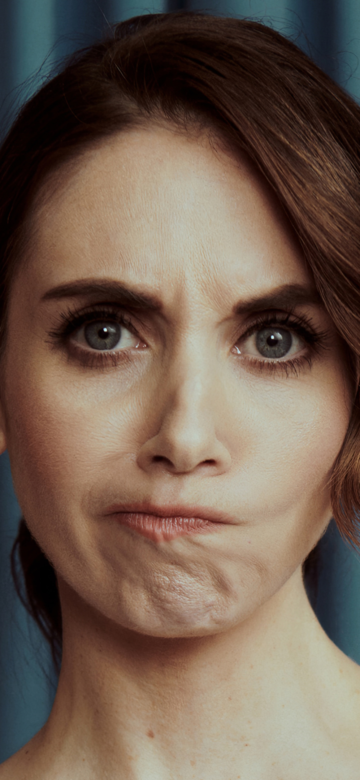 Download mobile wallpaper Face, Brunette, American, Celebrity, Actress, Alison Brie for free.