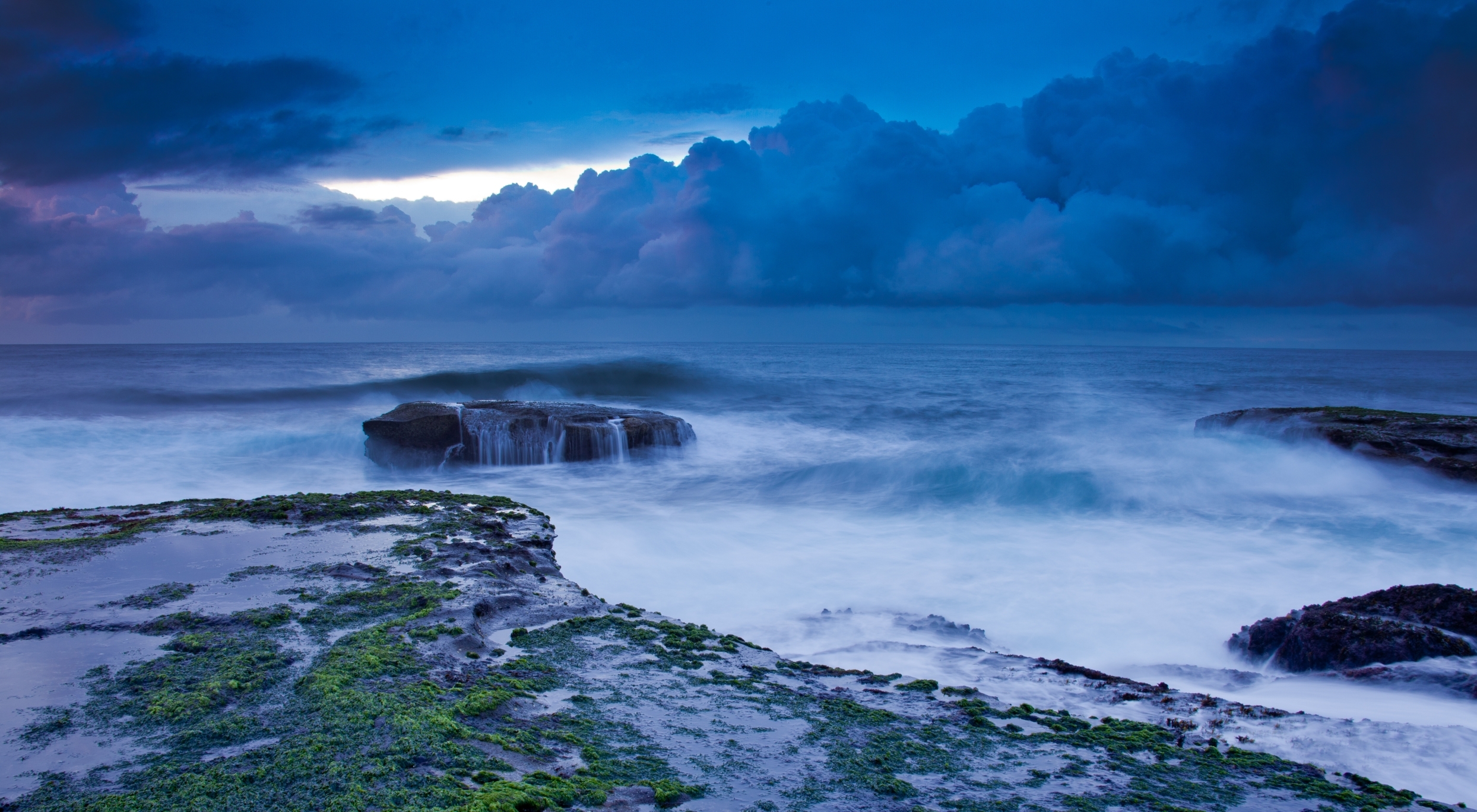 Handy-Wallpaper Natur, Horizont, Ozean, Sturm, Wolke, Himmel, Erde/natur kostenlos herunterladen.